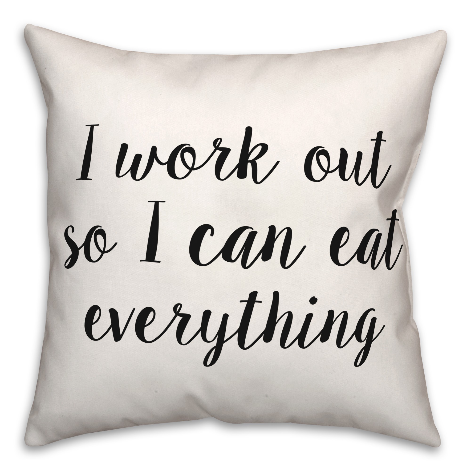 Everything  18x18 Spun Poly Pillow