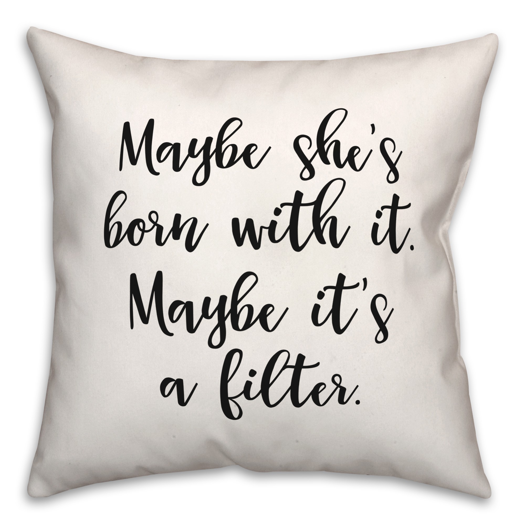 Filter  18x18 Spun Poly Pillow