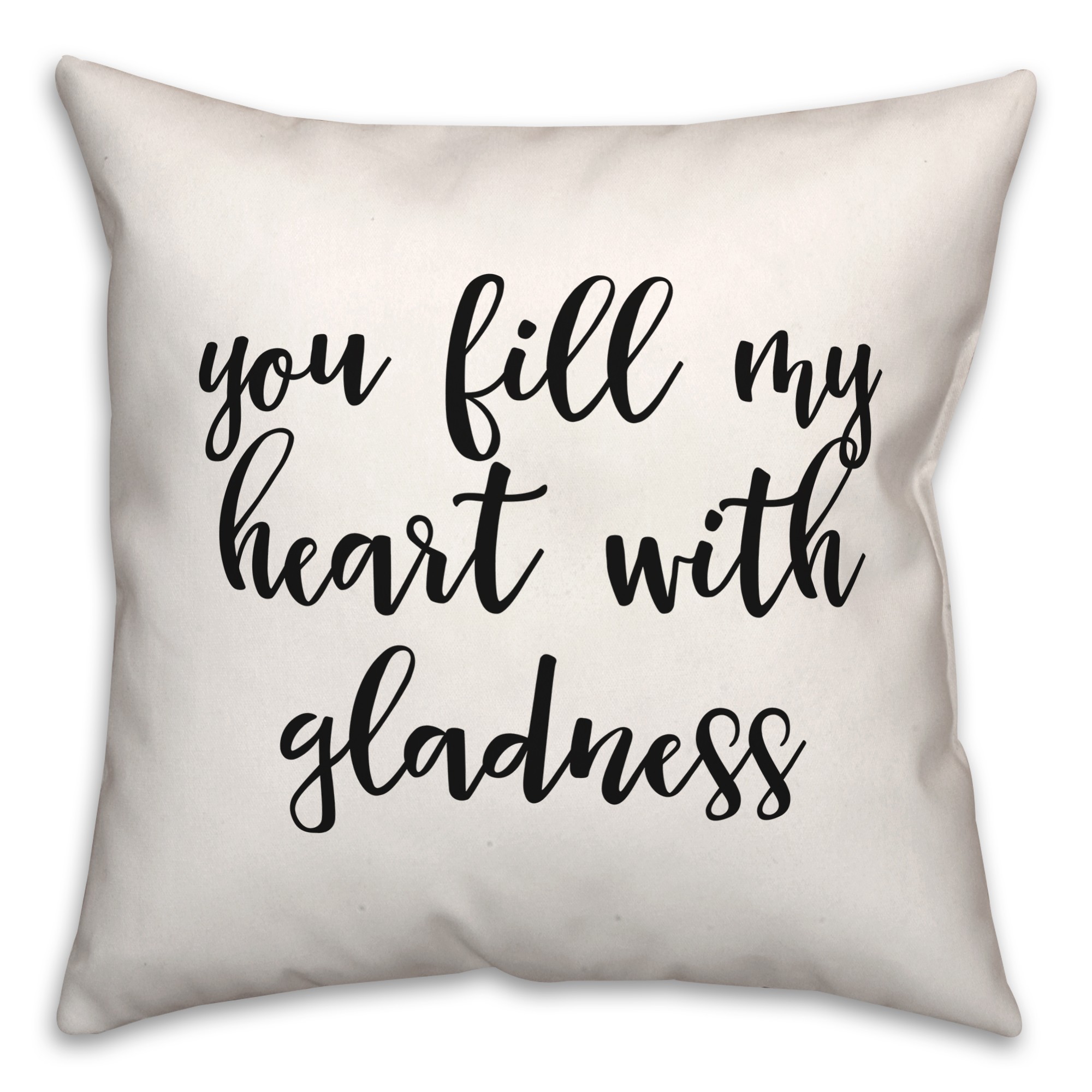 Gladness  18x18 Spun Poly Pillow