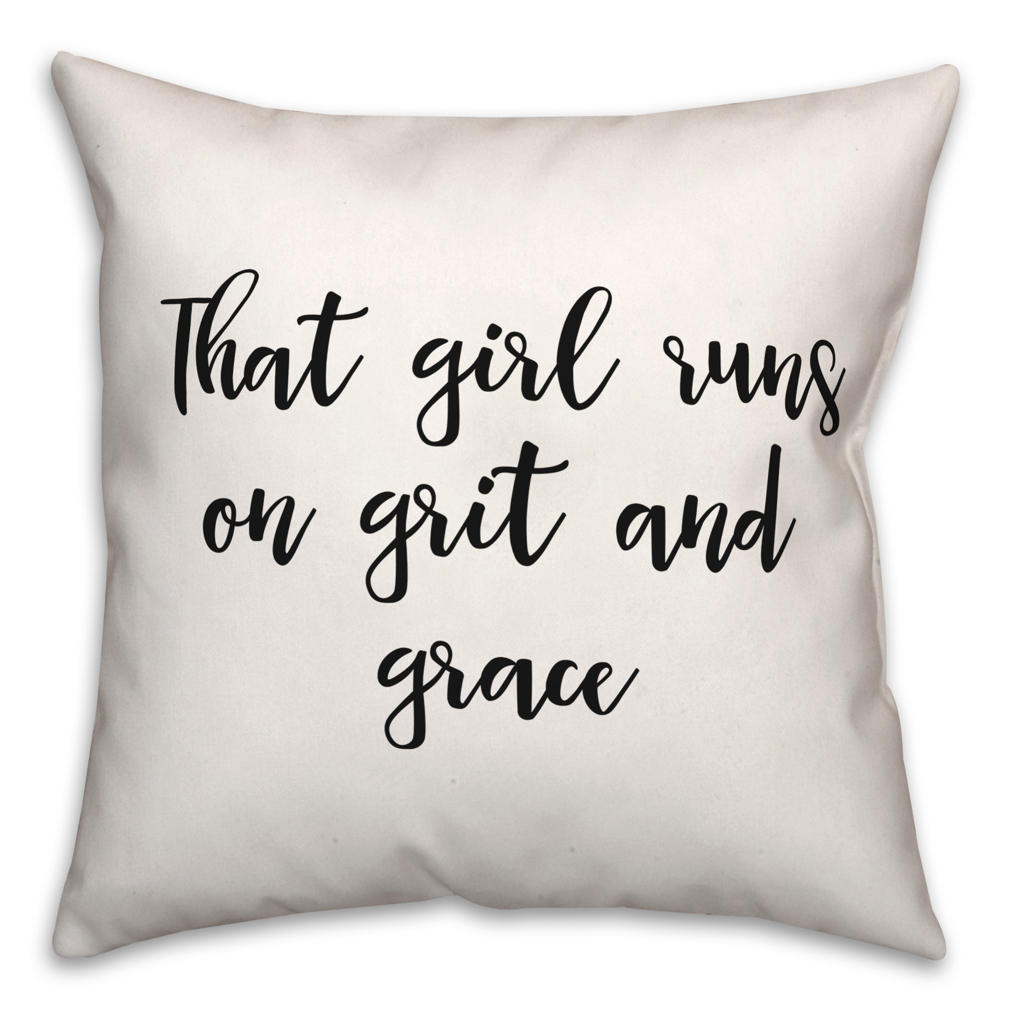 Grit Grace 2  18x18 Spun Poly Pillow