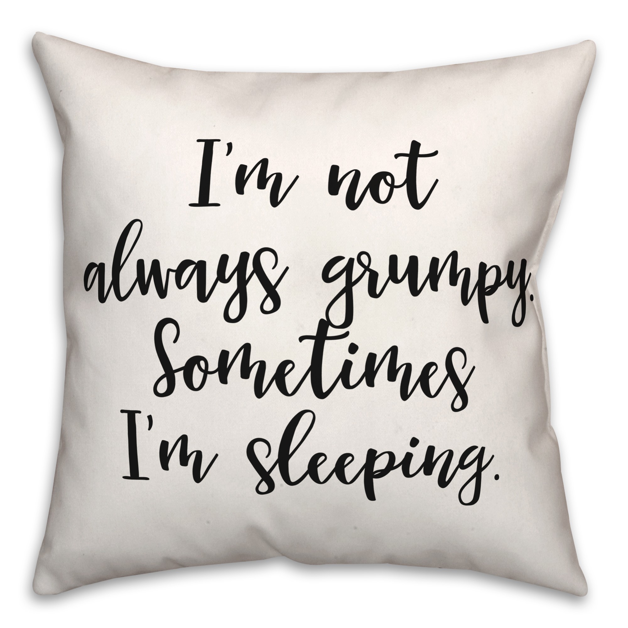 Grumpy  18x18 Spun Poly Pillow