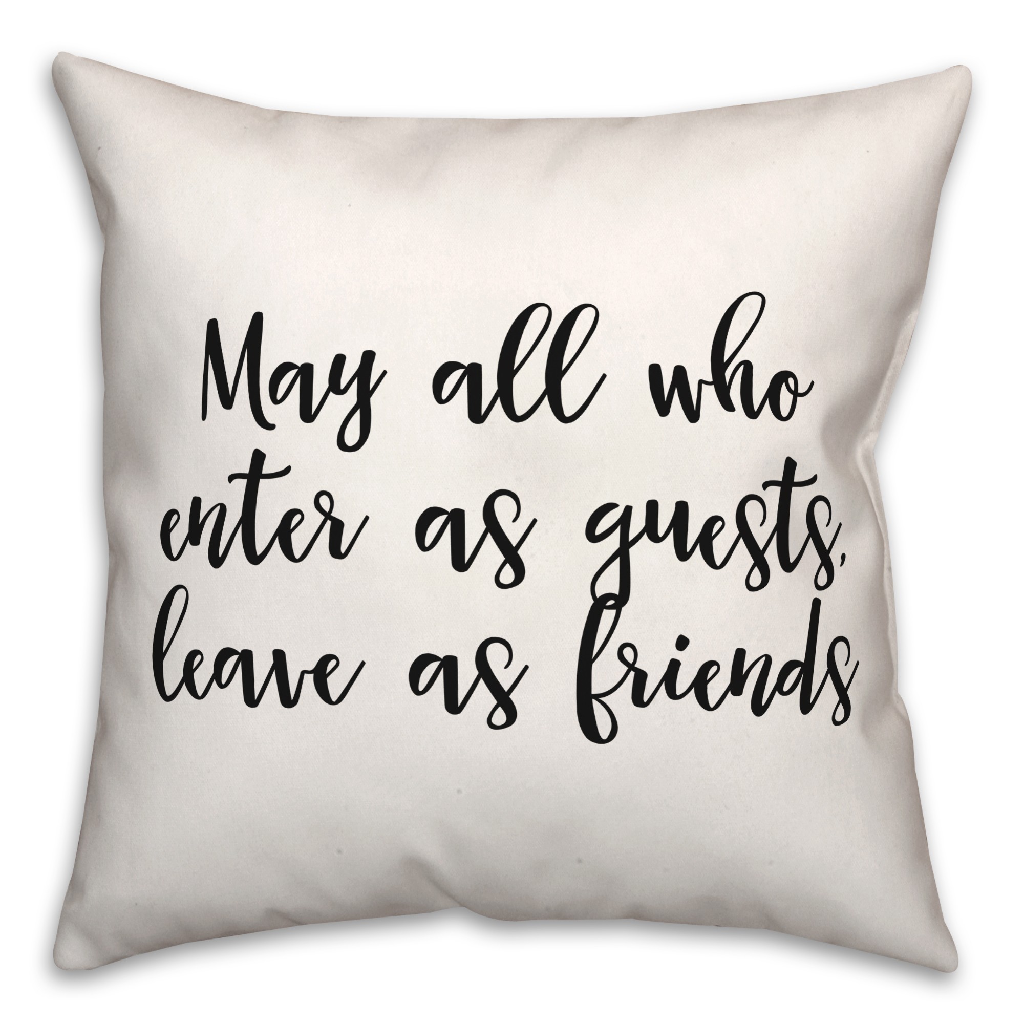 Guests  18x18 Spun Poly Pillow