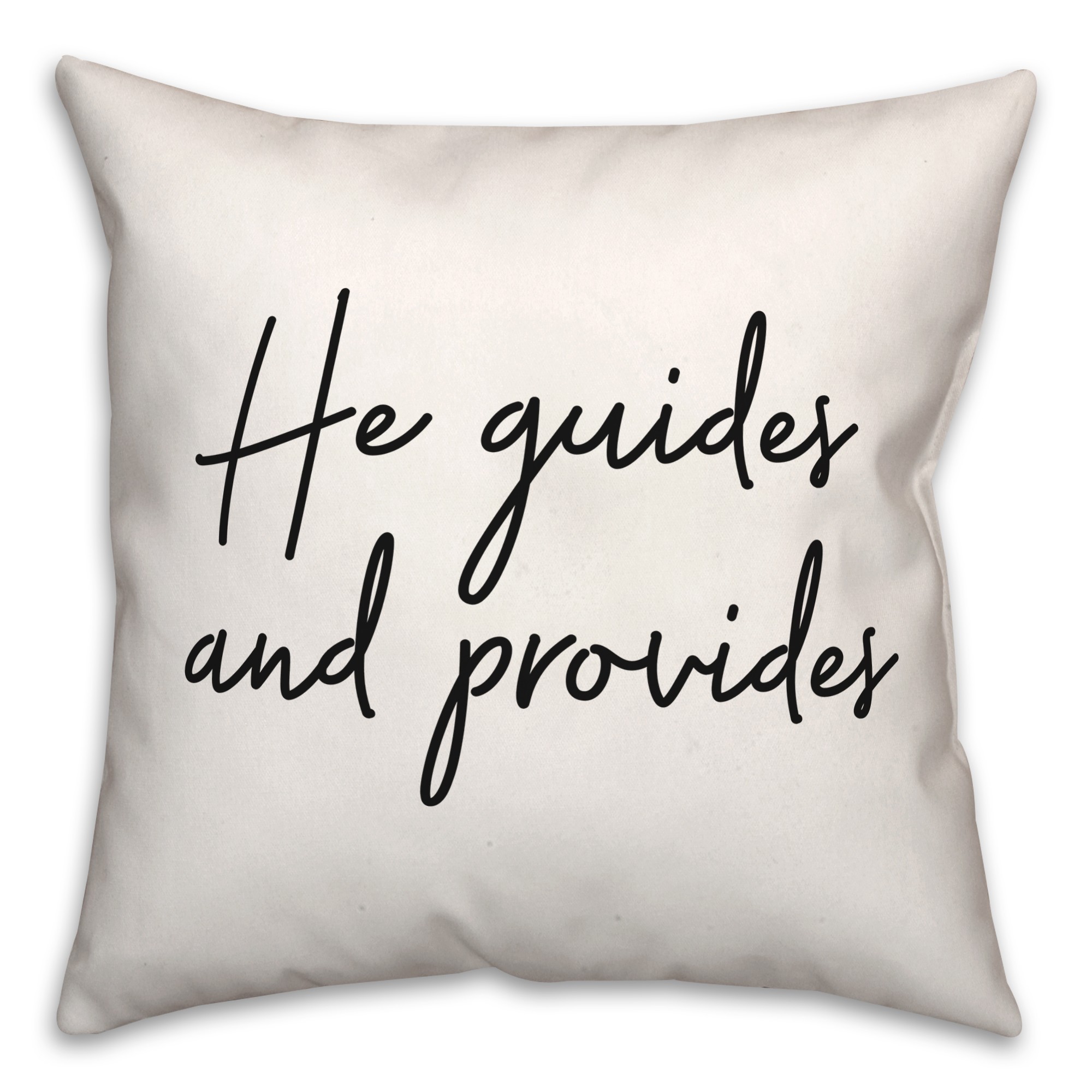 Guides And Provides  18x18 Spun Poly Pillow
