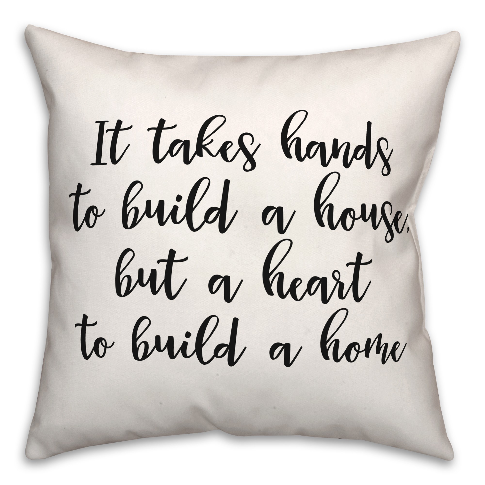 Hands  18x18 Spun Poly Pillow
