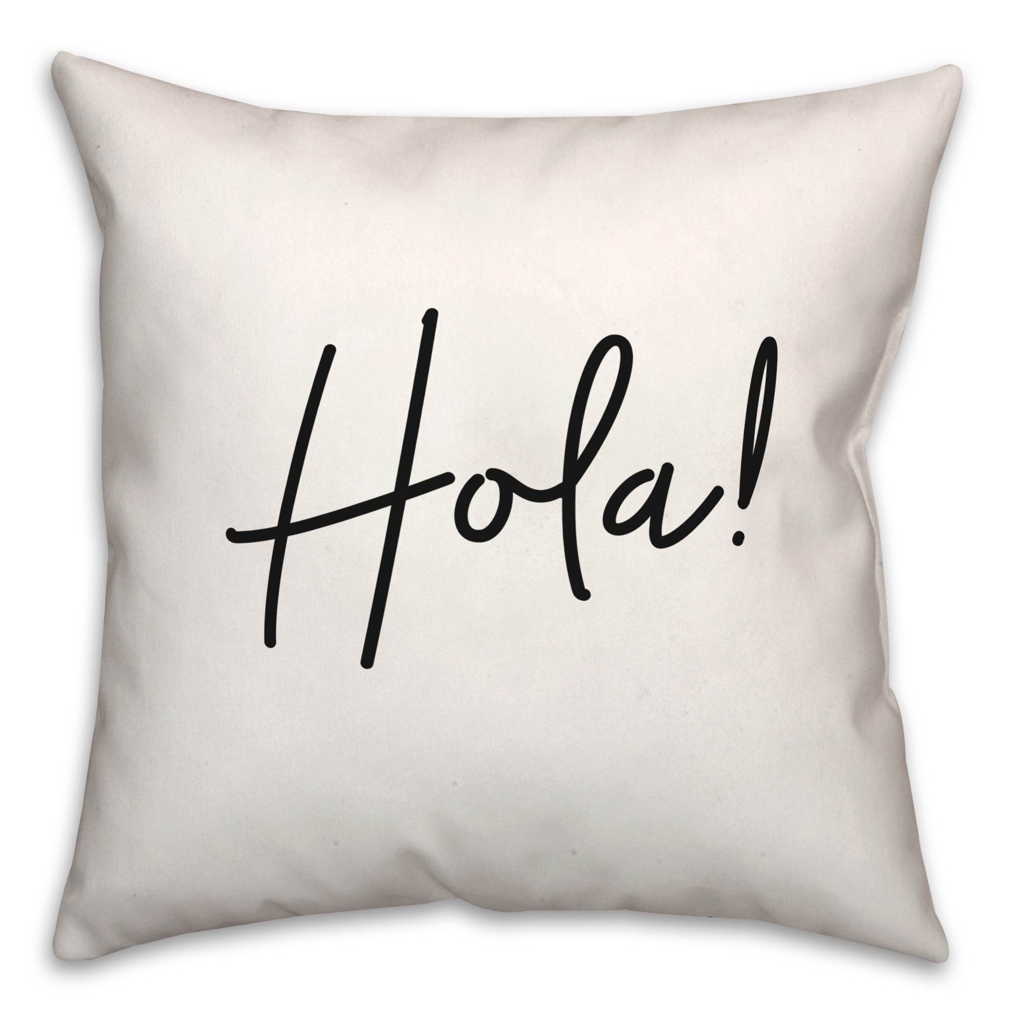 Hola  18x18 Spun Poly Pillow