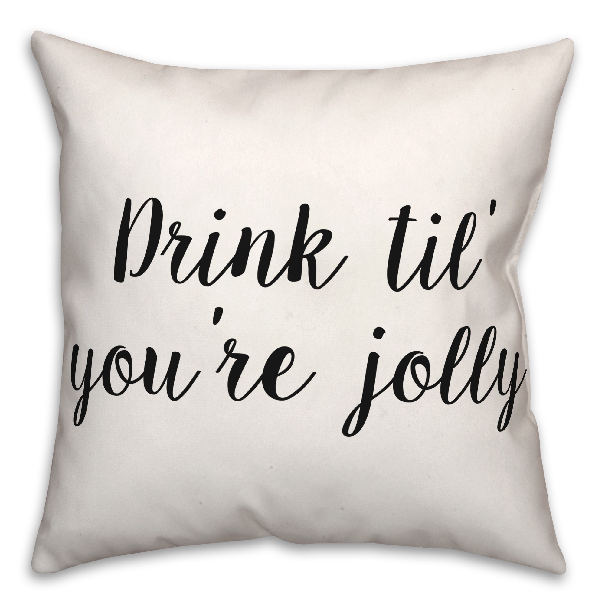 Jolly  18x18 Spun Poly Pillow