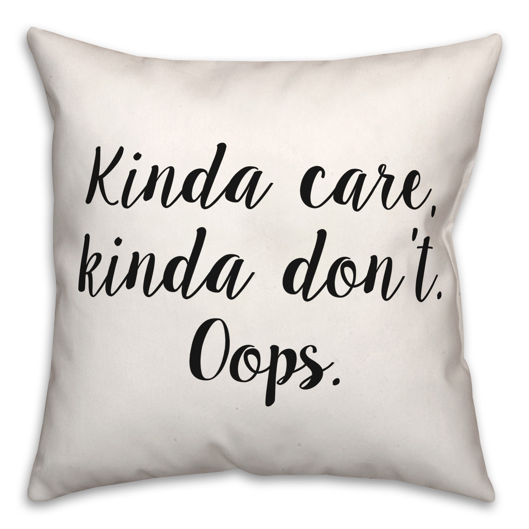 Kinda  18x18 Spun Poly Pillow