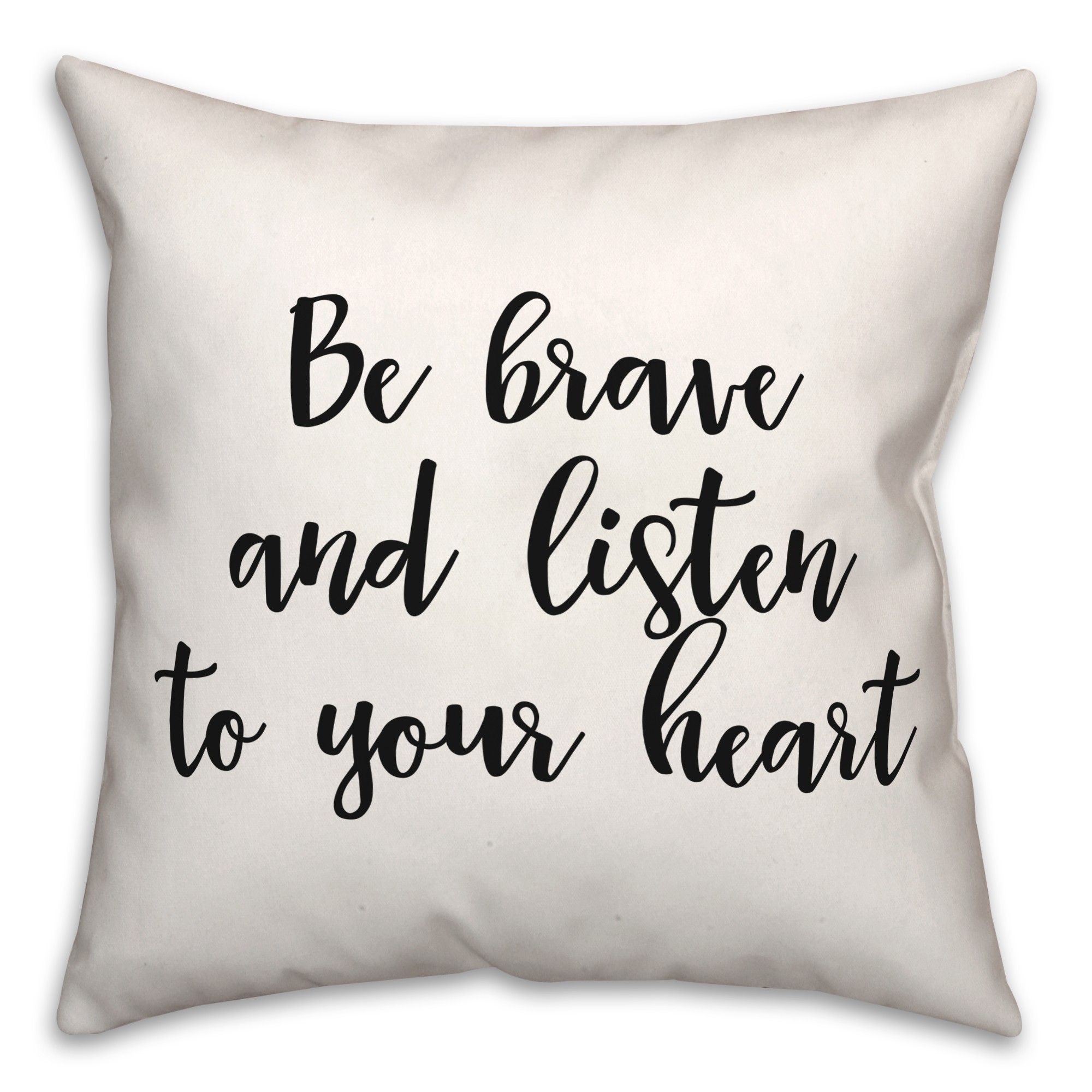 Listen  18x18 Spun Poly Pillow