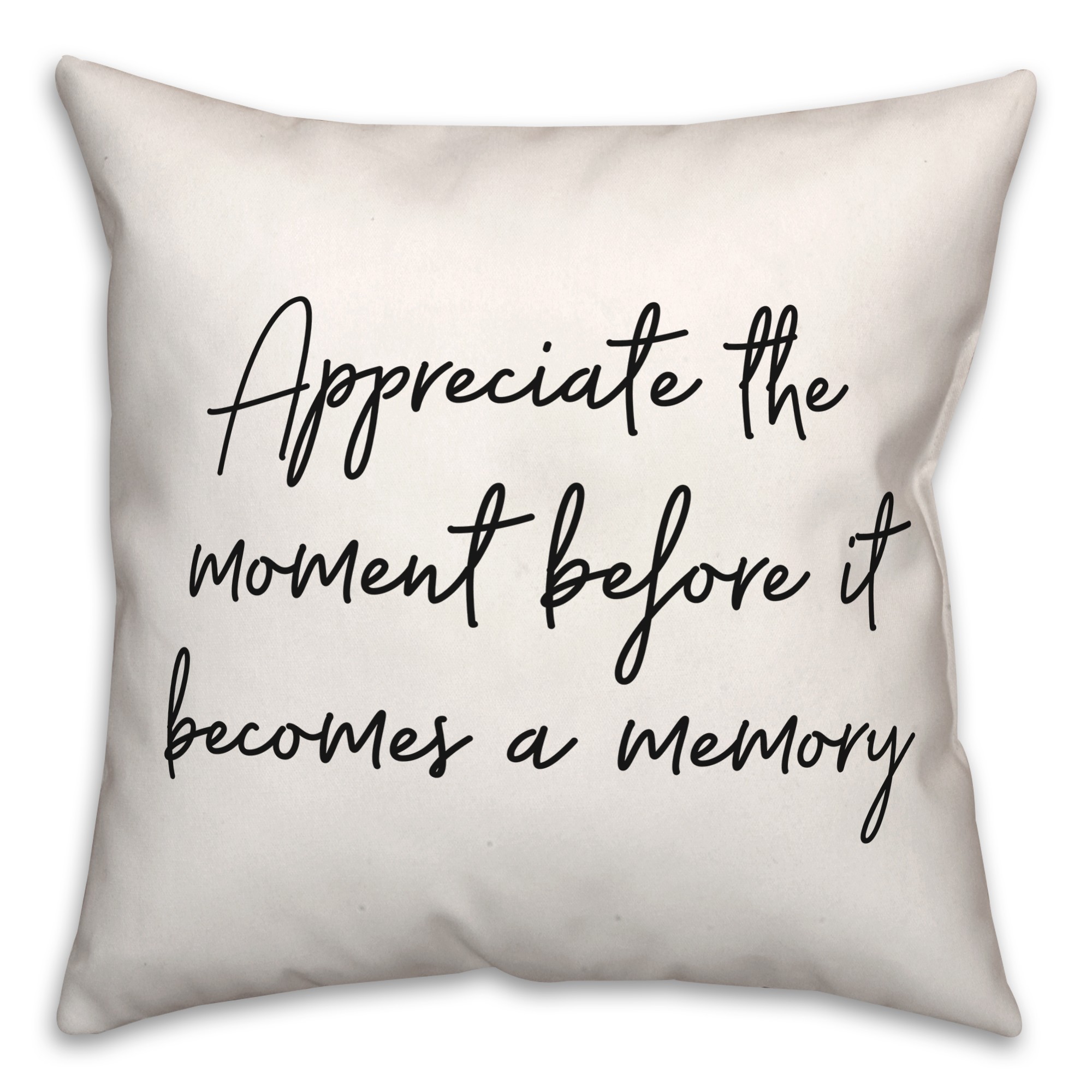 Memory  18x18 Spun Poly Pillow