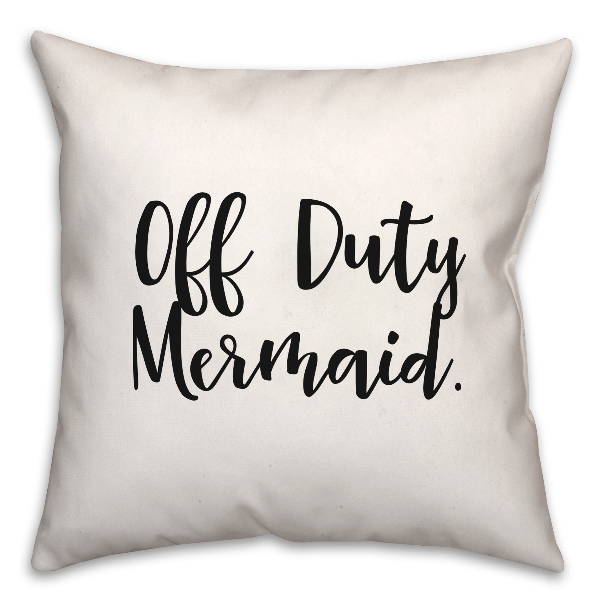 Mermaid  18x18 Spun Poly Pillow