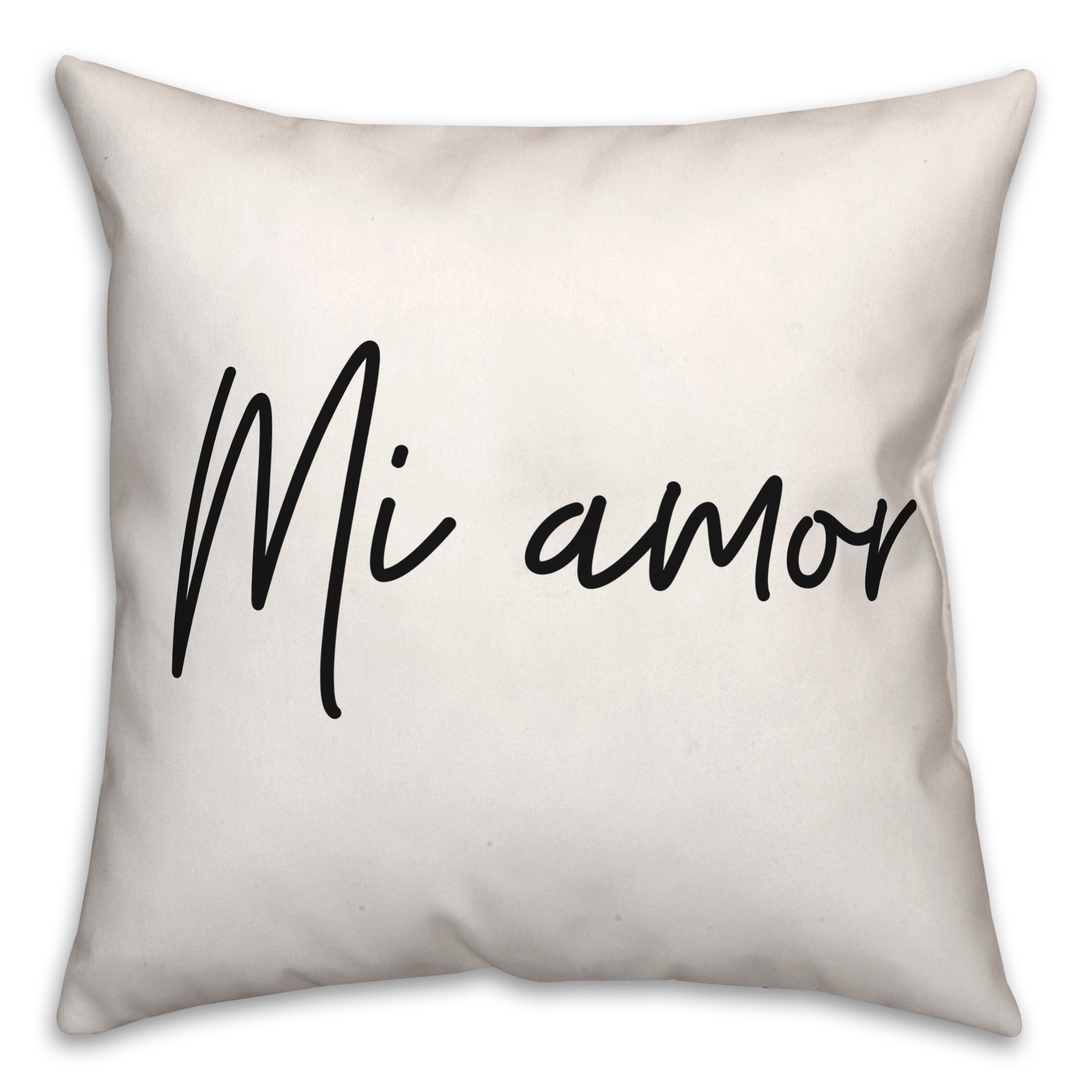 Mi Amor  18x18 Spun Poly Pillow