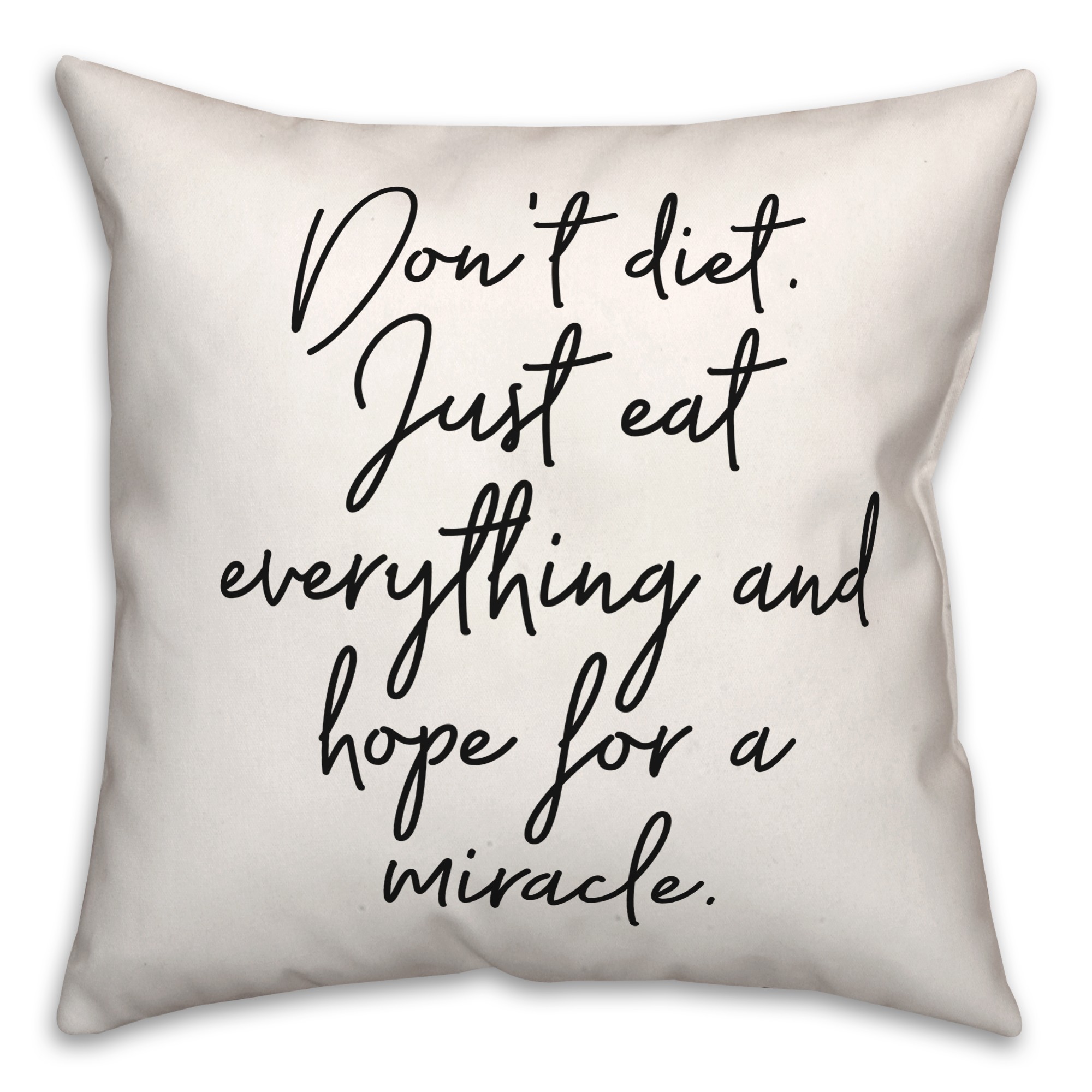Miracle  18x18 Spun Poly Pillow