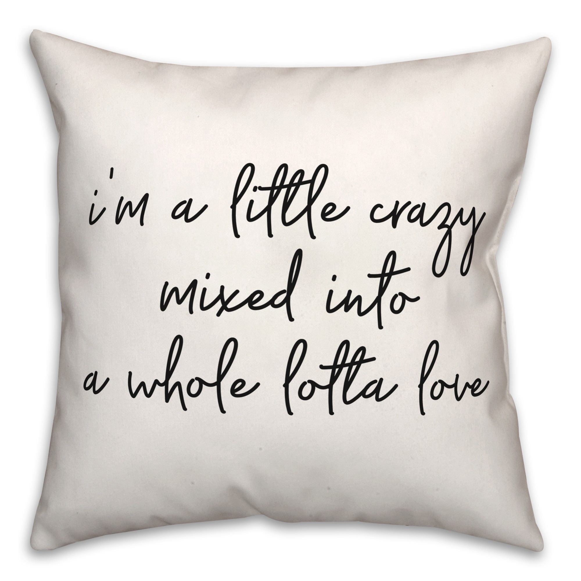 Mixed  18x18 Spun Poly Pillow