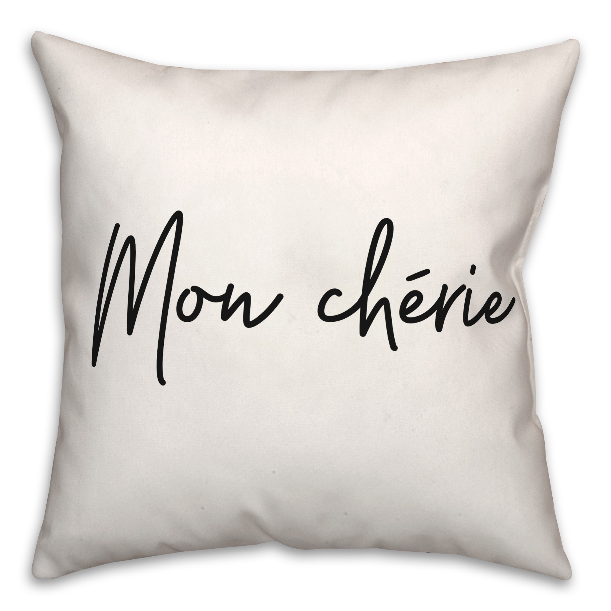 Mon Cherie  18x18 Spun Poly Pillow