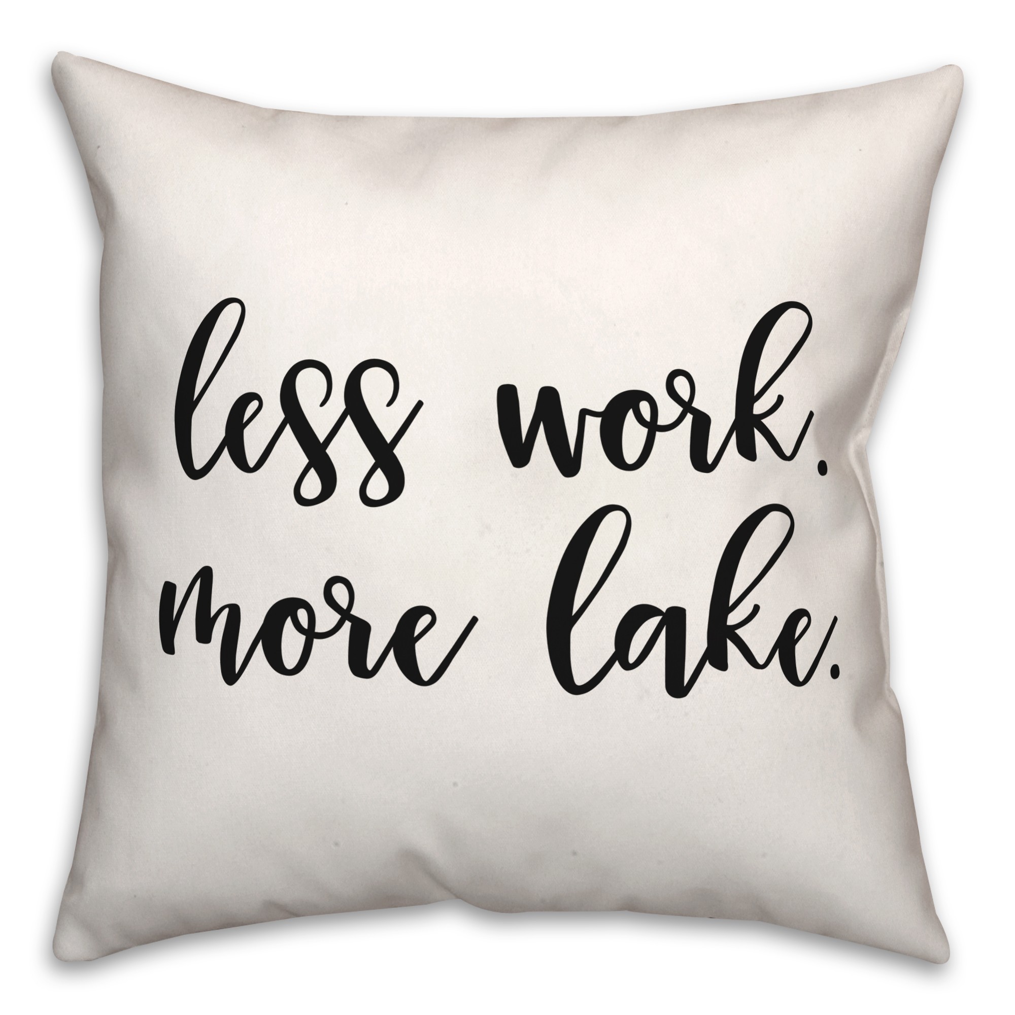 More Lake  18x18 Spun Poly Pillow
