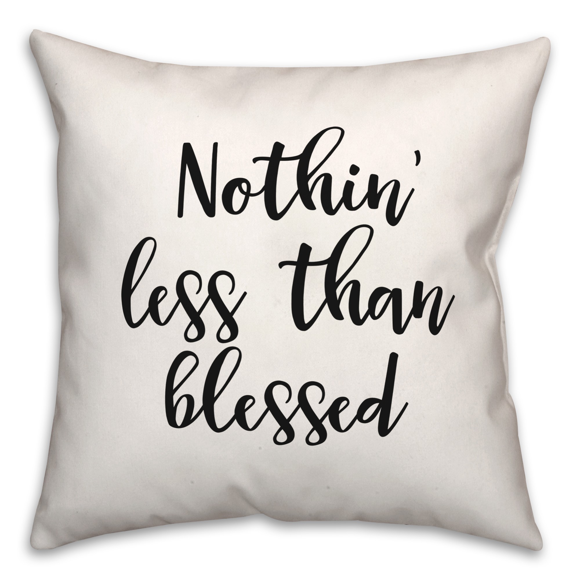 Nothin  18x18 Spun Poly Pillow