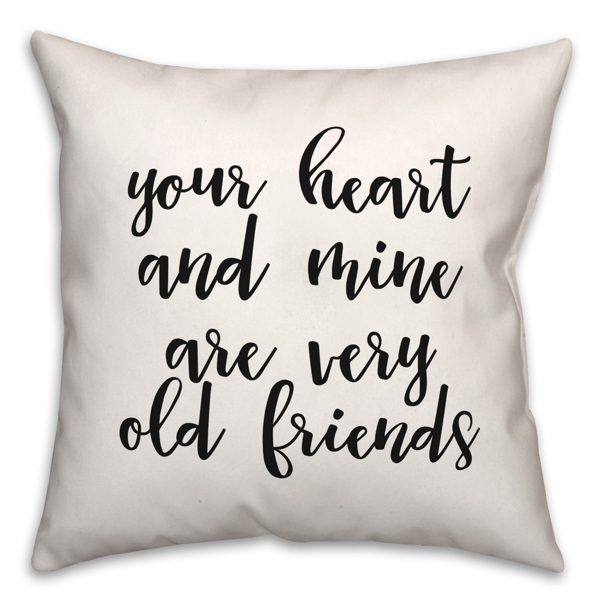 Old Friends  18x18 Spun Poly Pillow