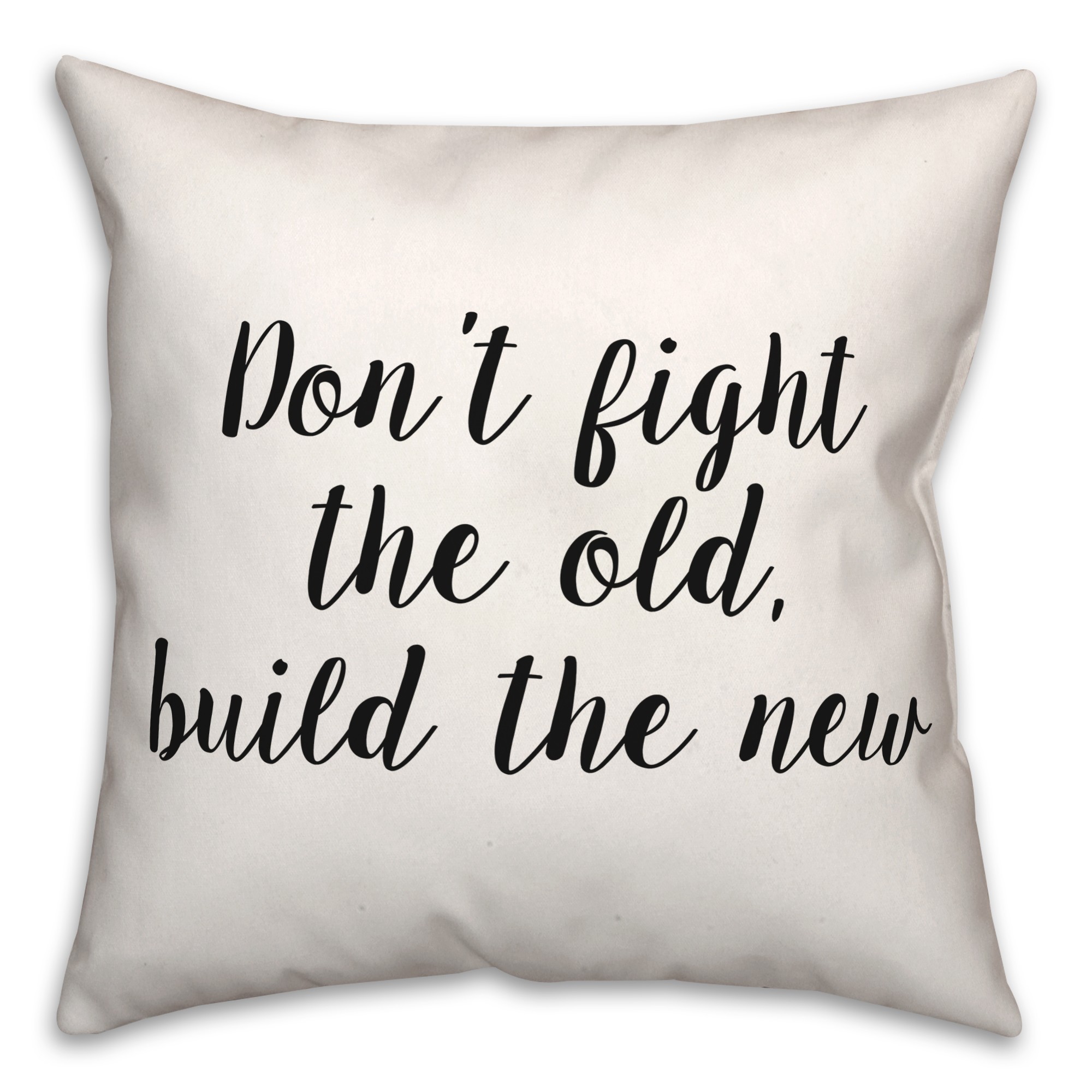 Old  18x18 Spun Poly Pillow