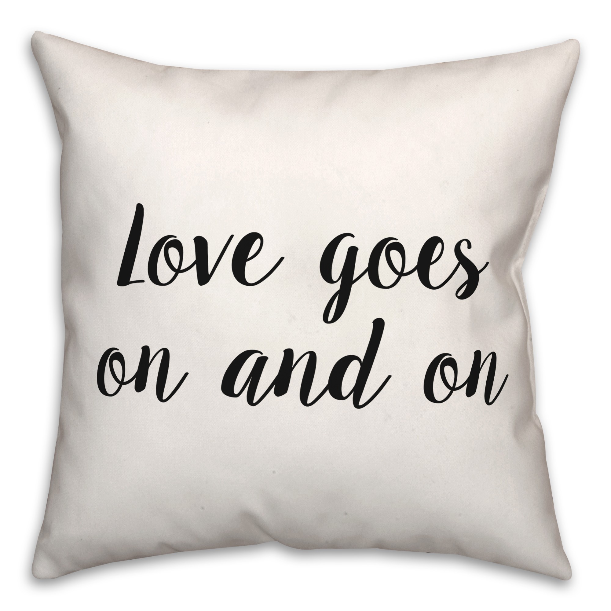 On And One  18x18 Spun Poly Pillow