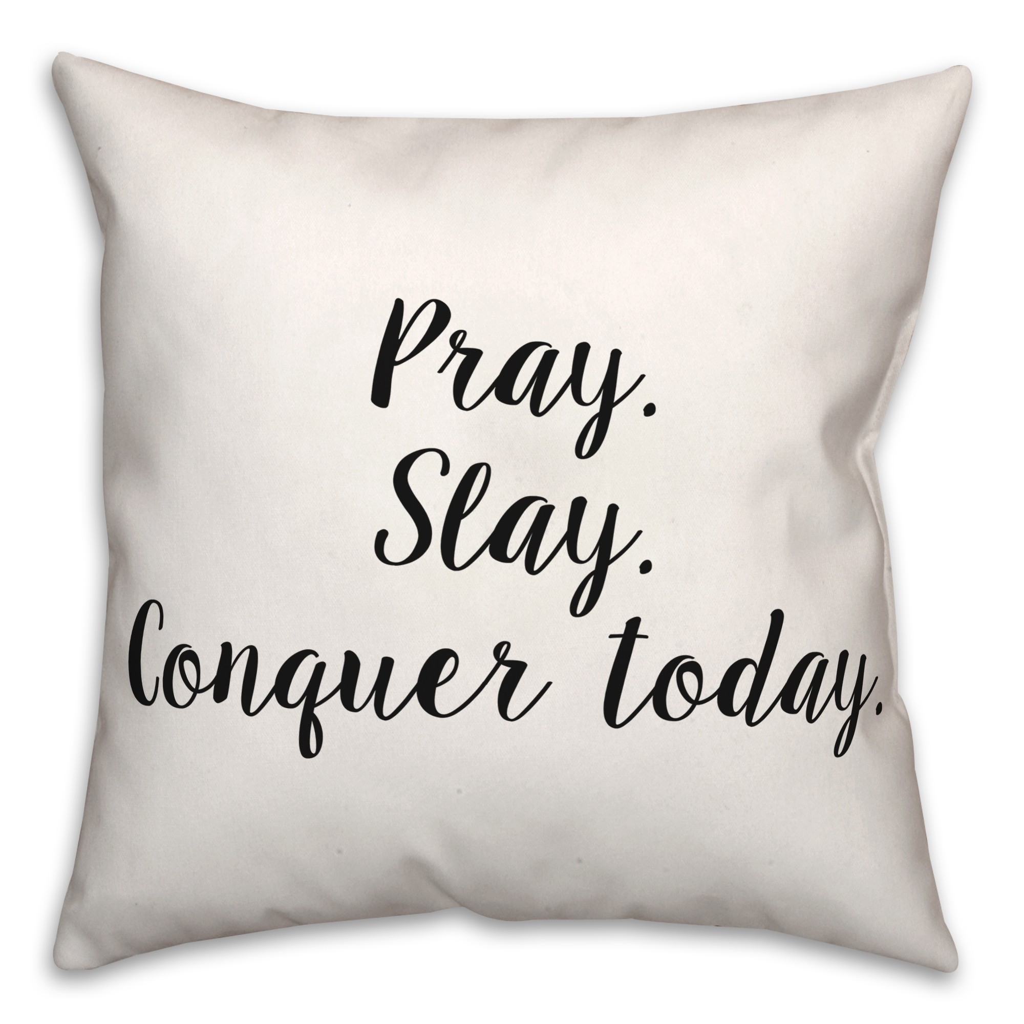 Pray  18x18 Spun Poly Pillow