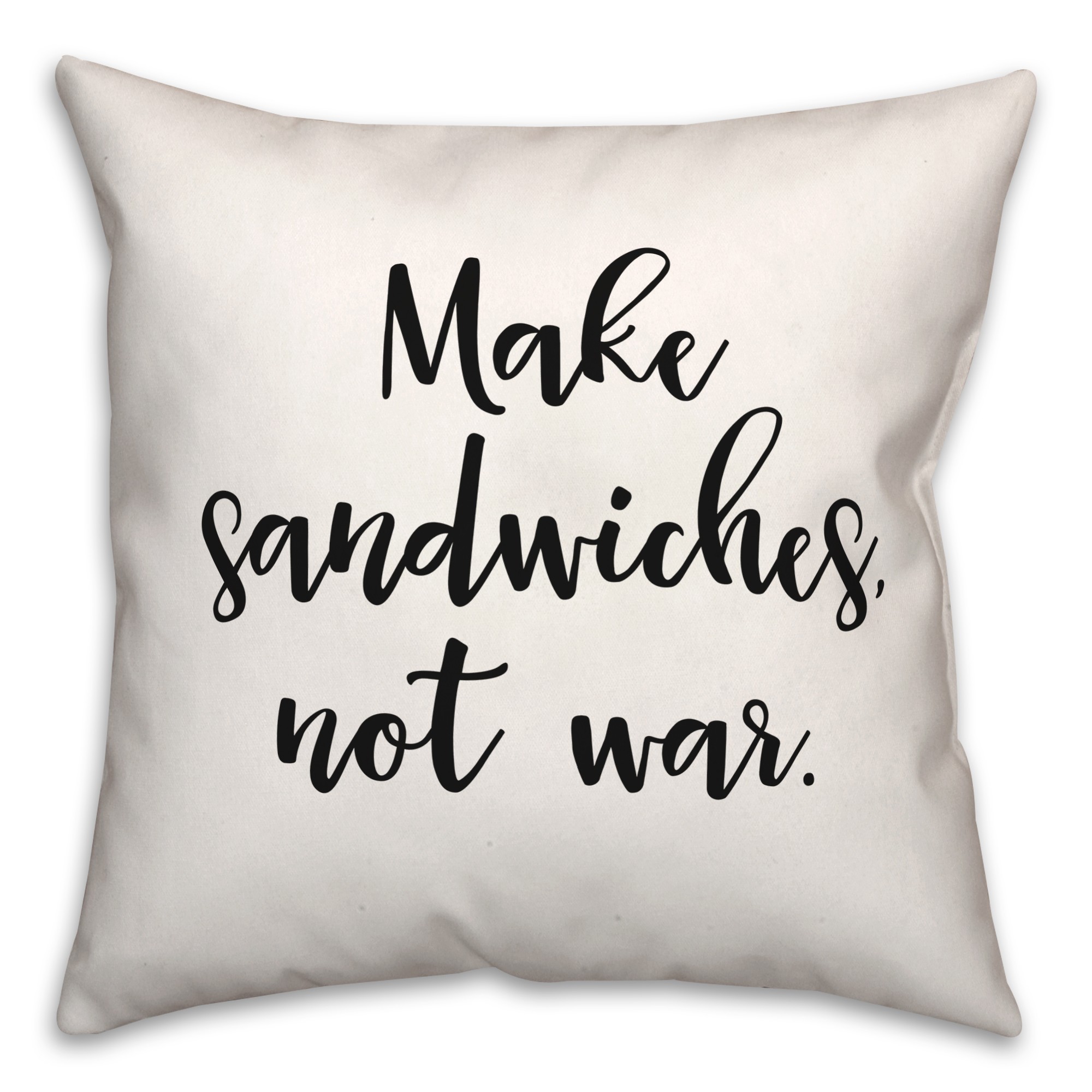 Sandwiches  18x18 Spun Poly Pillow