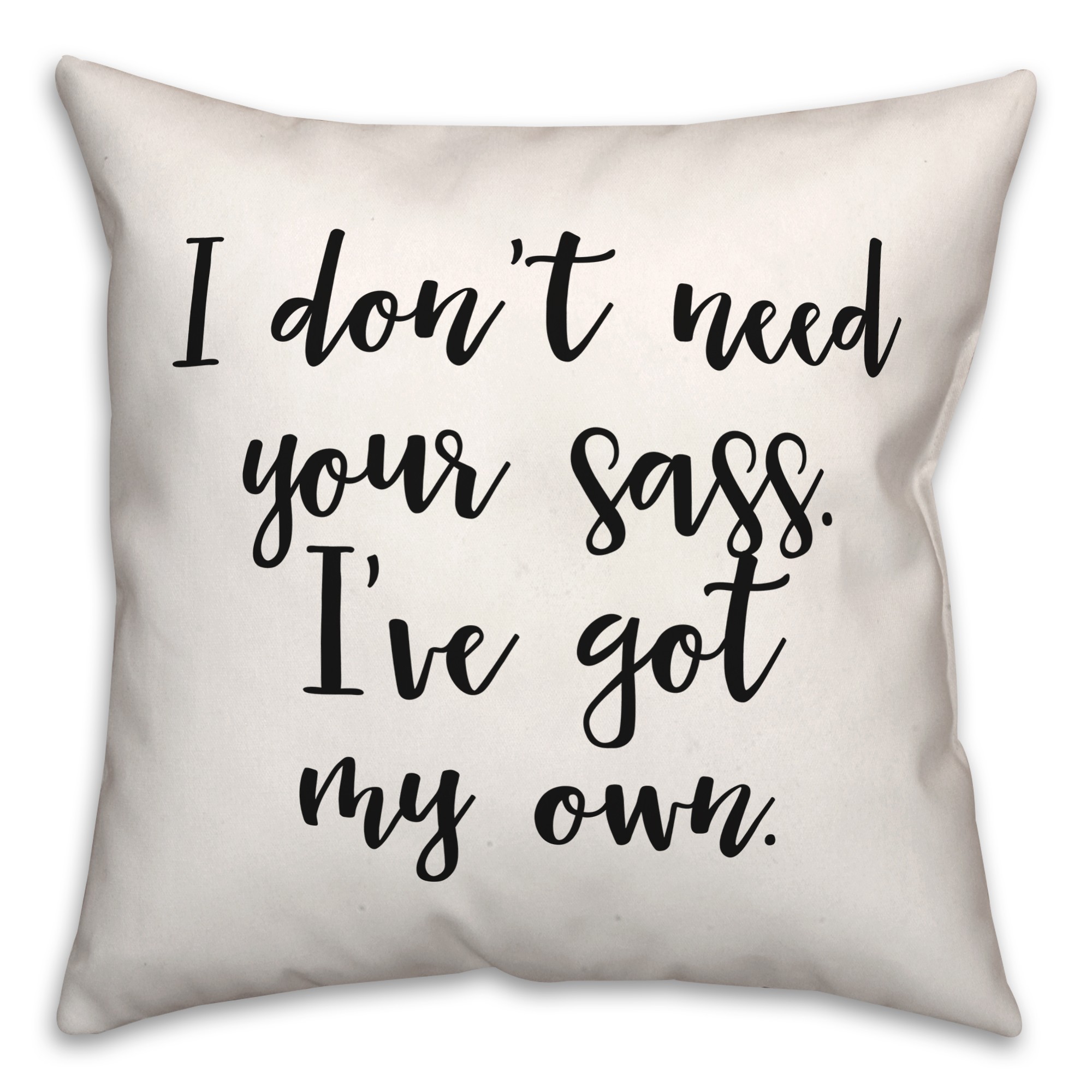 Sass  18x18 Spun Poly Pillow