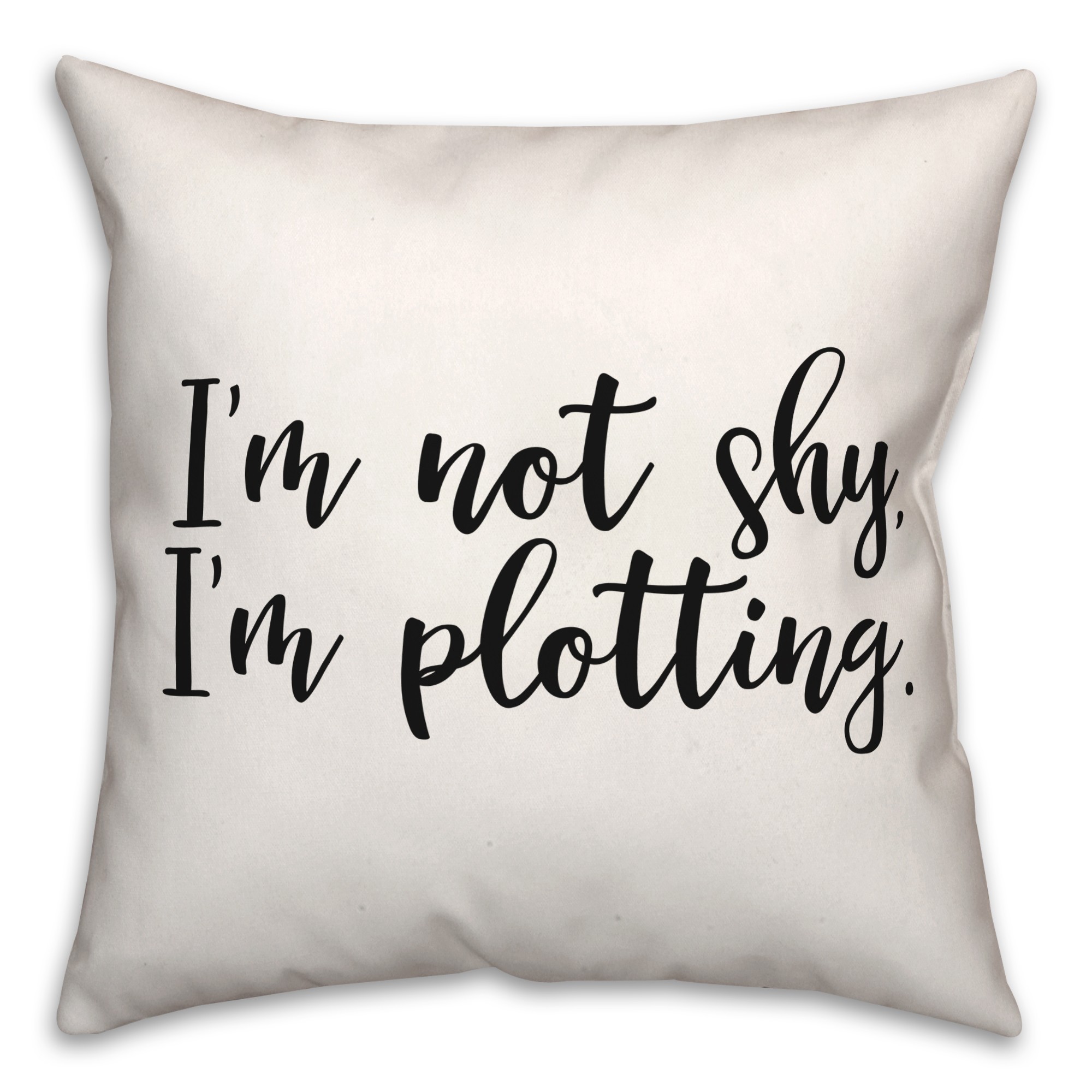 Shy  18x18 Spun Poly Pillow