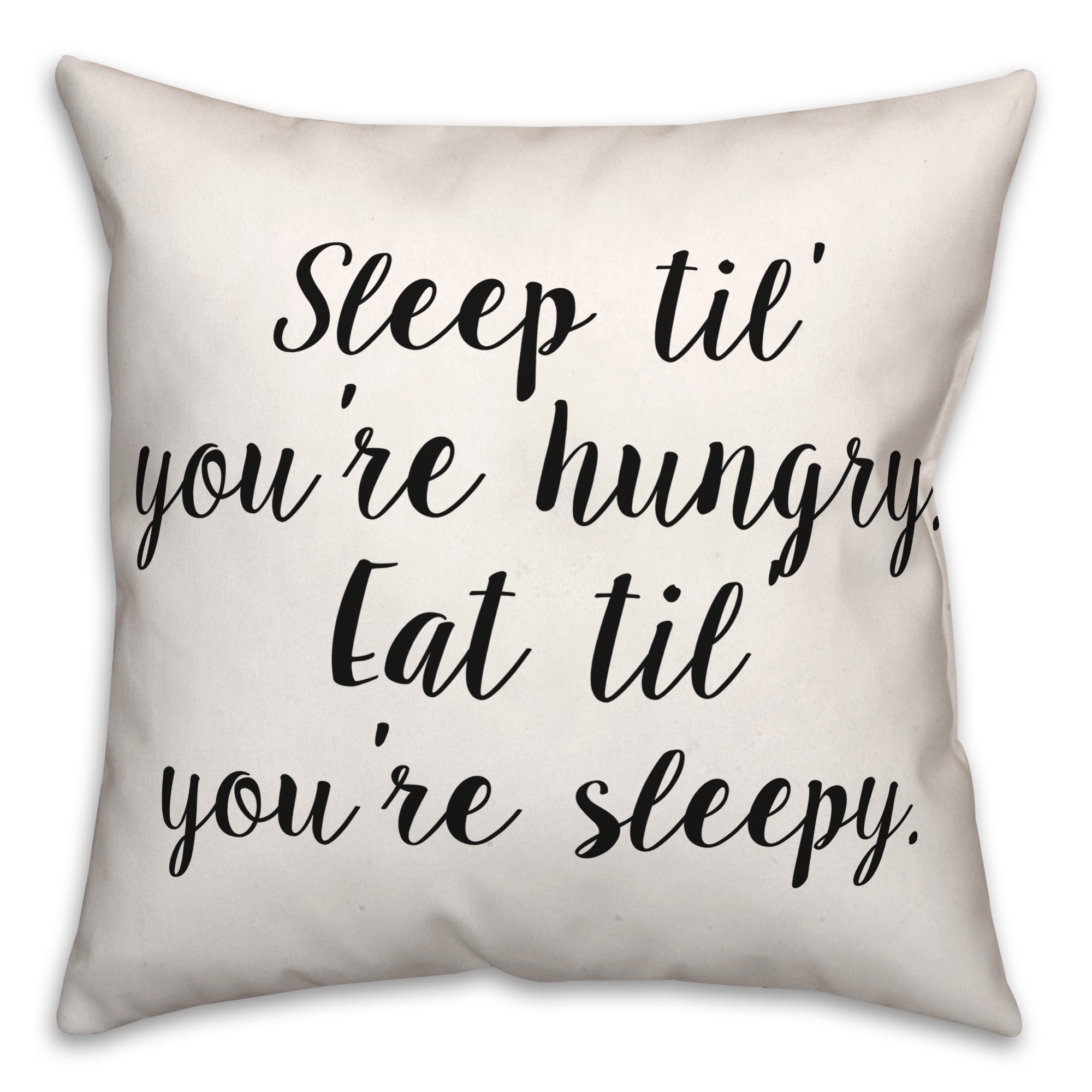 Sleepy  18x18 Spun Poly Pillow