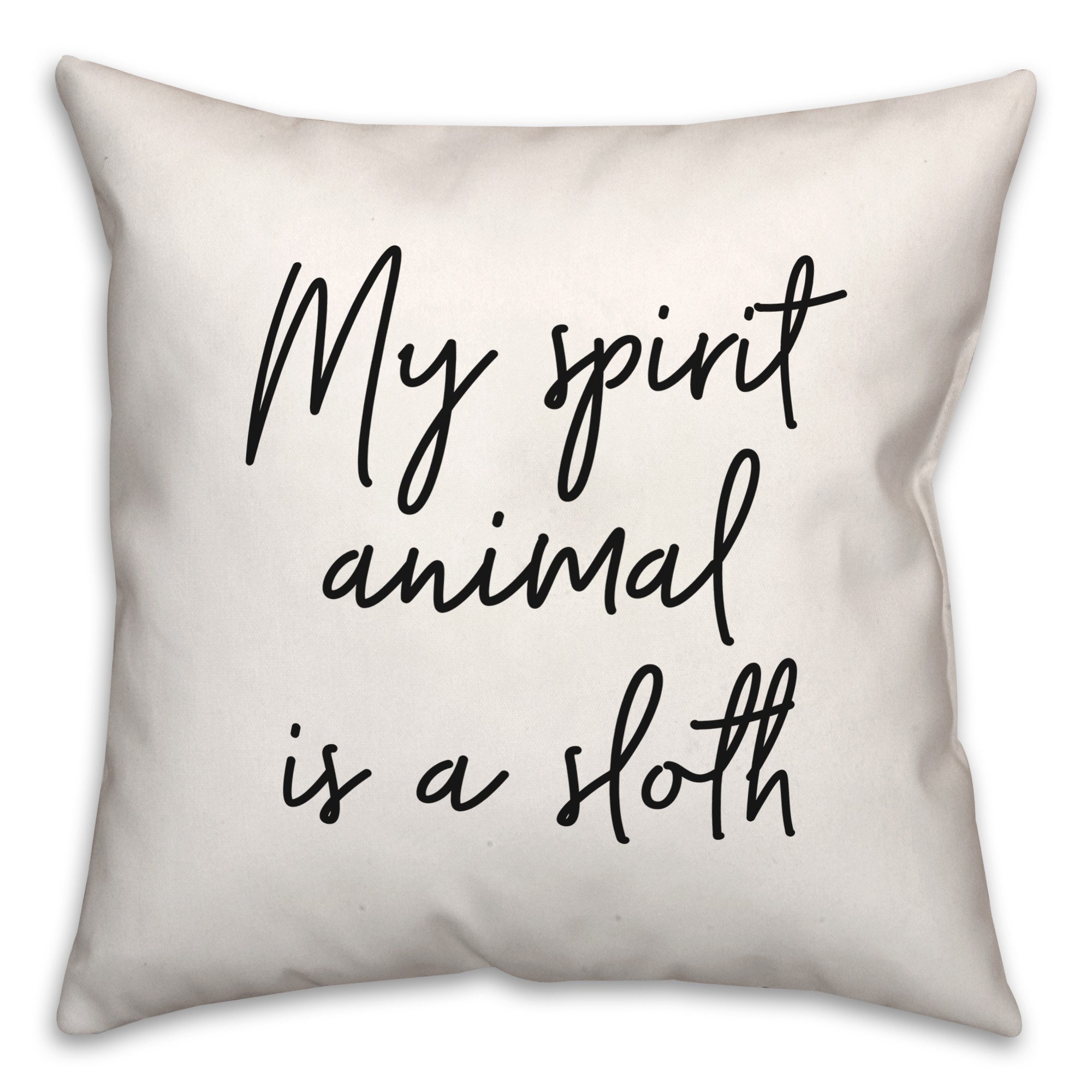 Sloth  18x18 Spun Poly Pillow