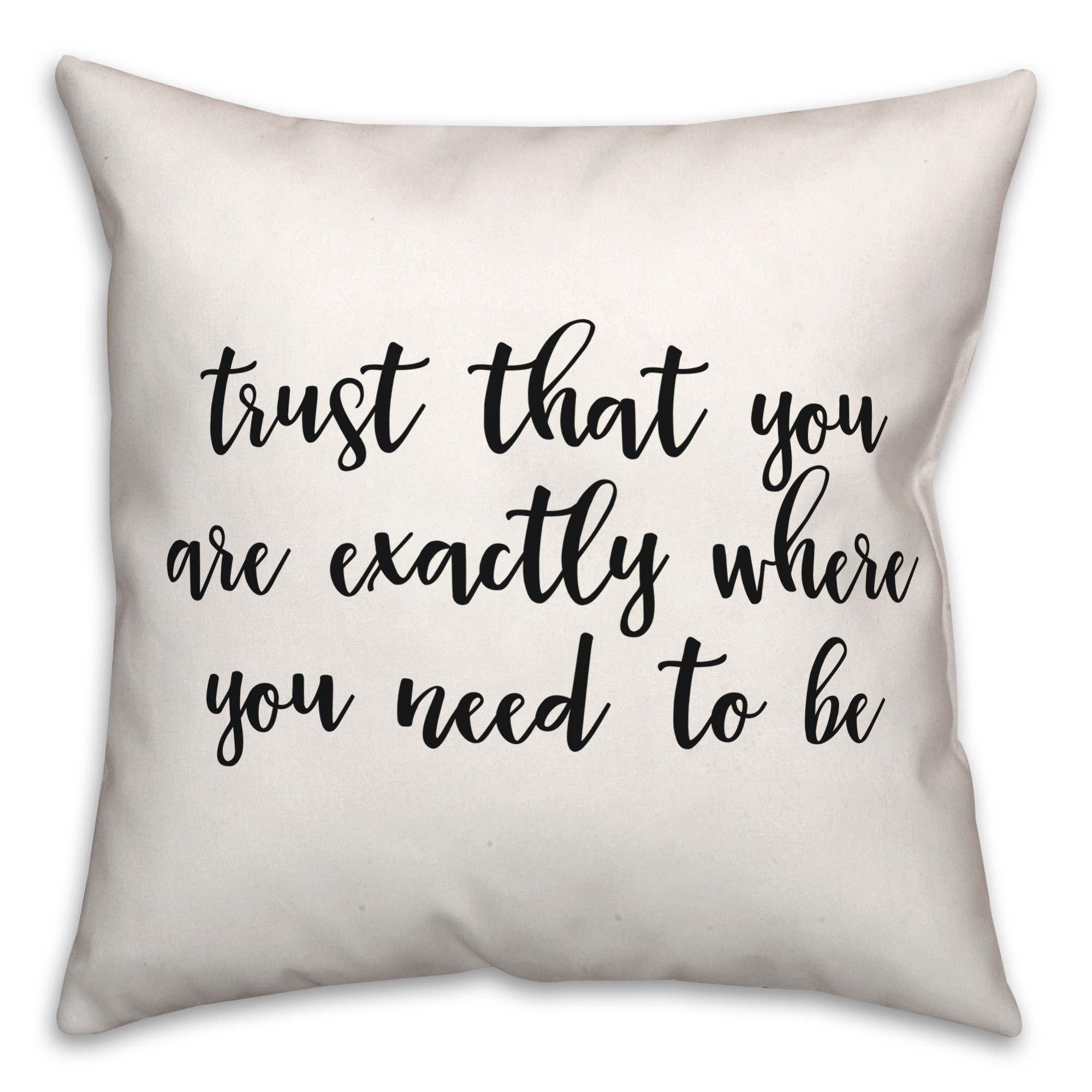 Trust  18x18 Spun Poly Pillow