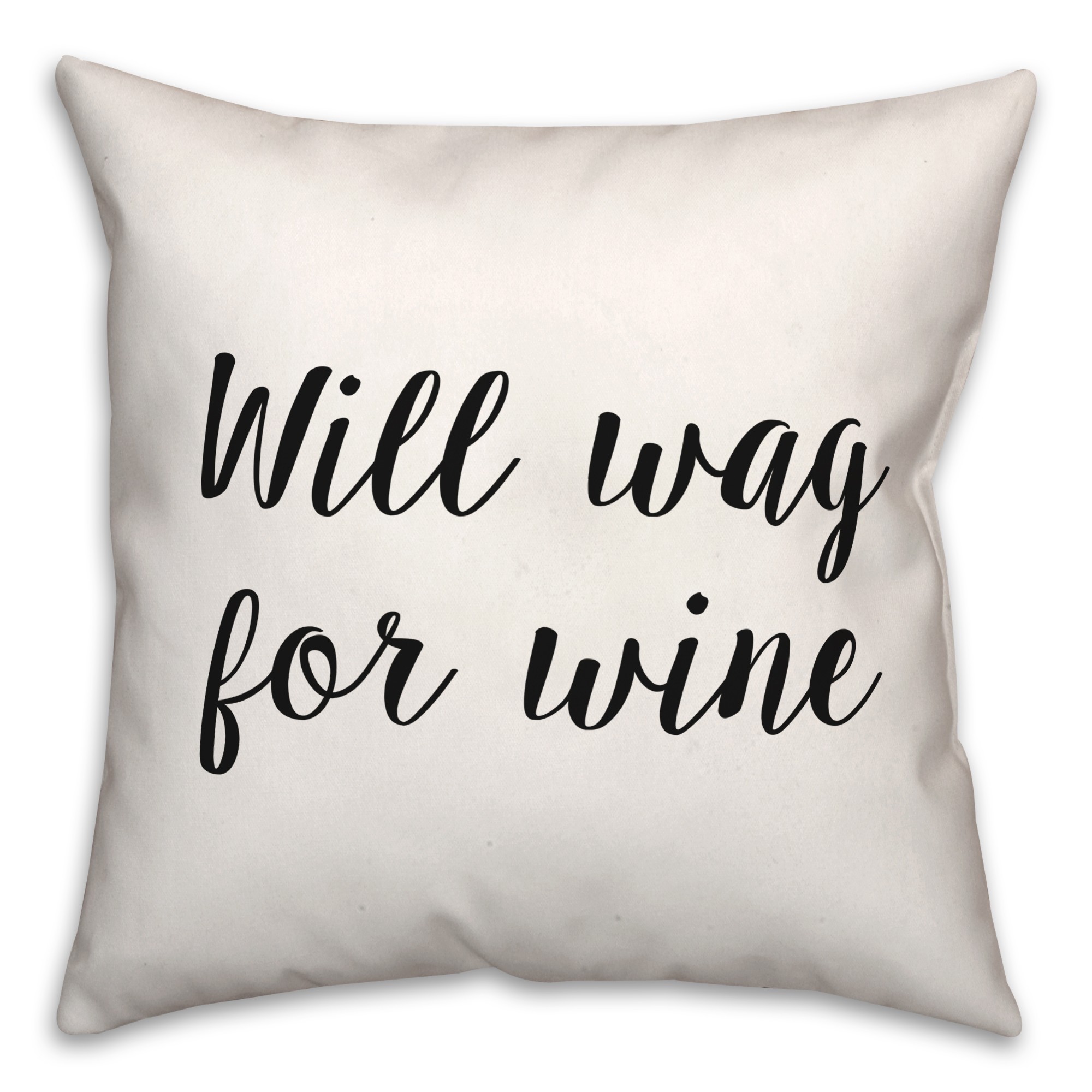 Wag  18x18 Spun Poly Pillow