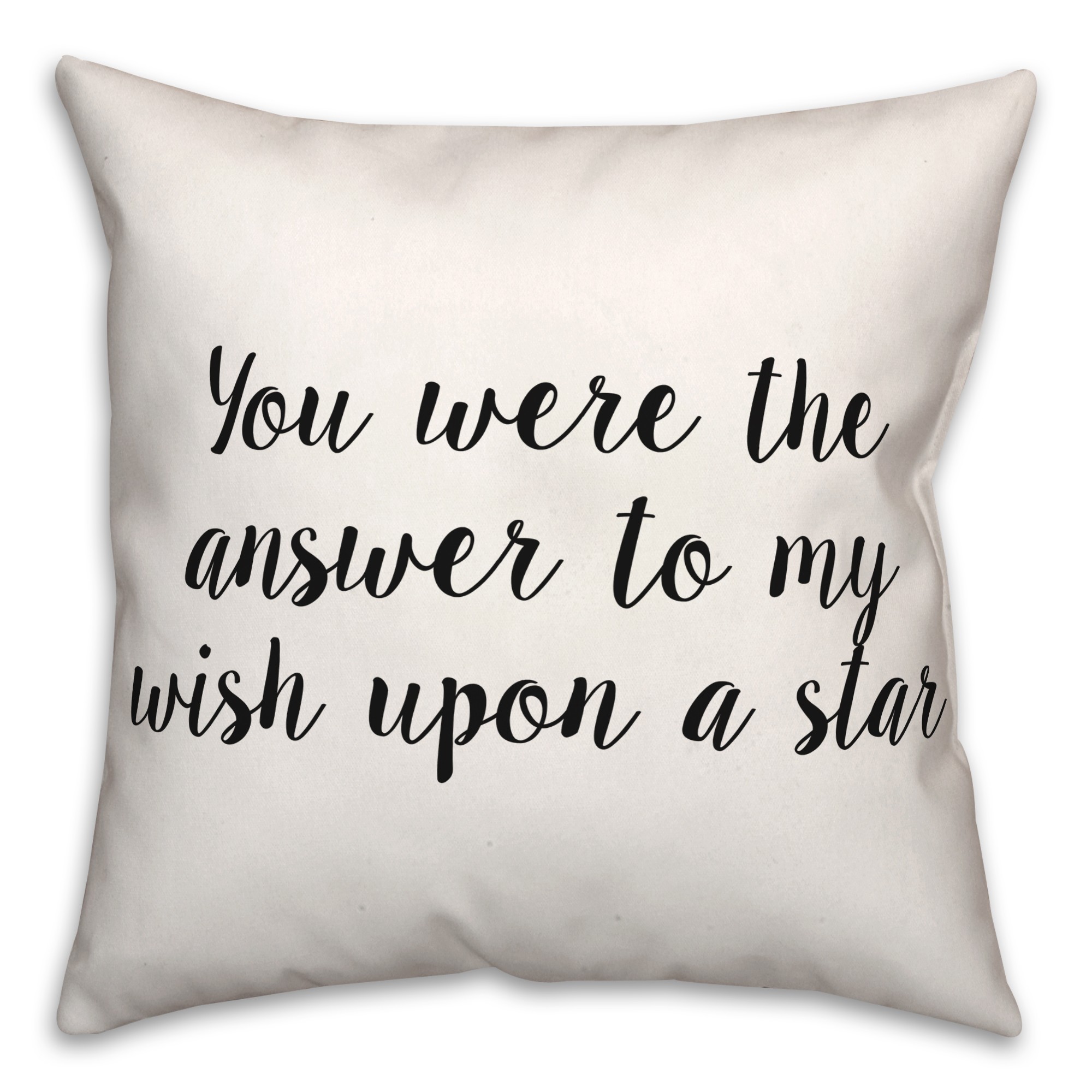 Wish  18x18 Spun Poly Pillow