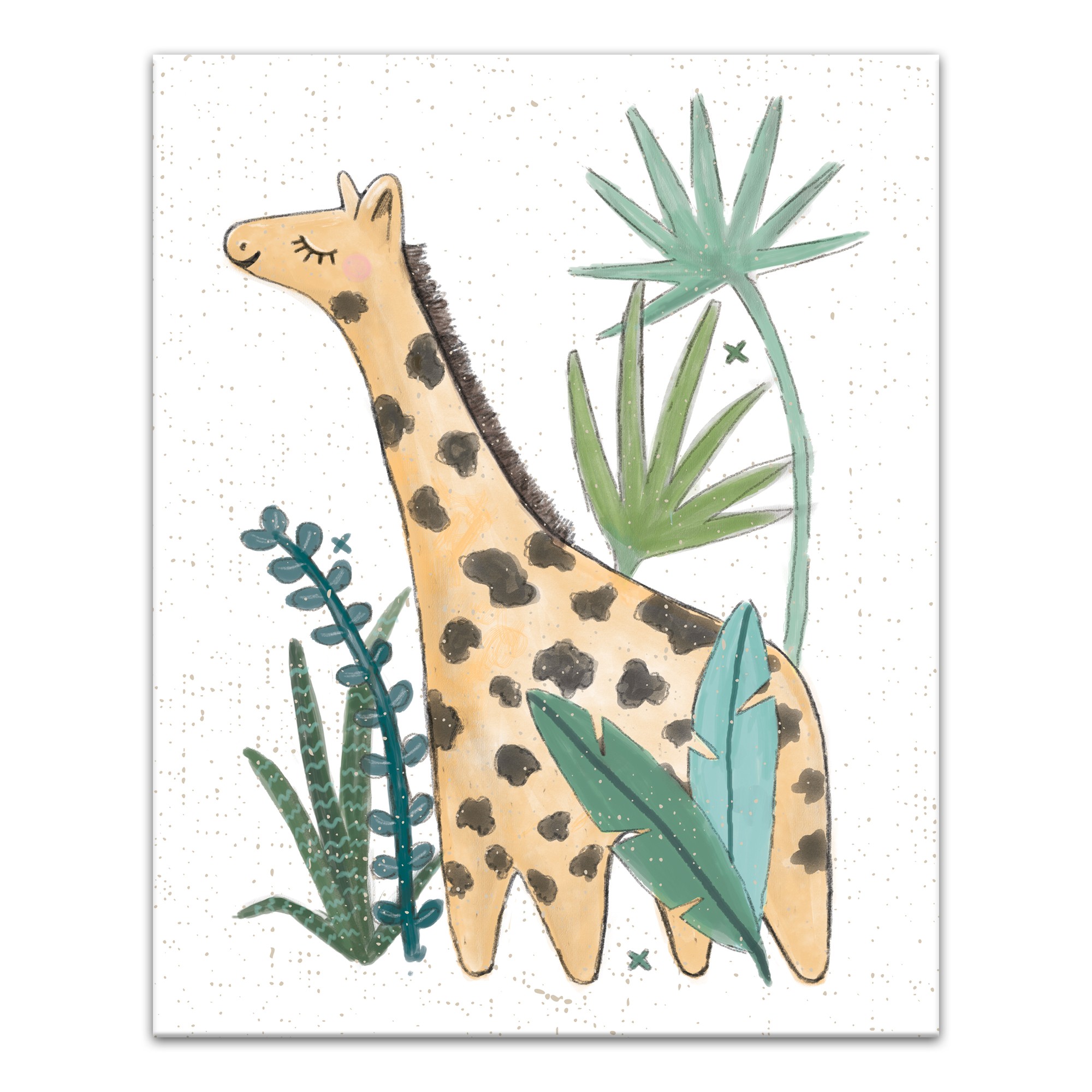 Wild Giraffe  Wall Art