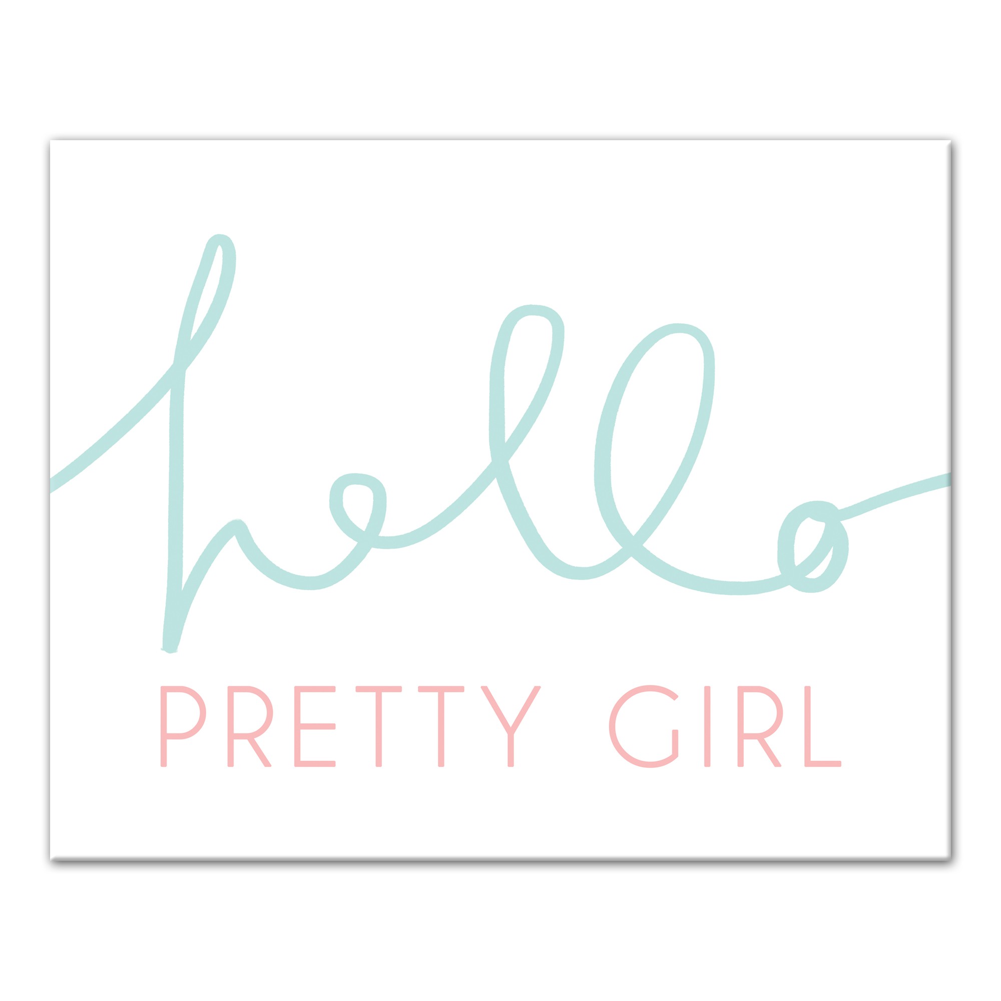 Hello Pretty Girl  Wall Art