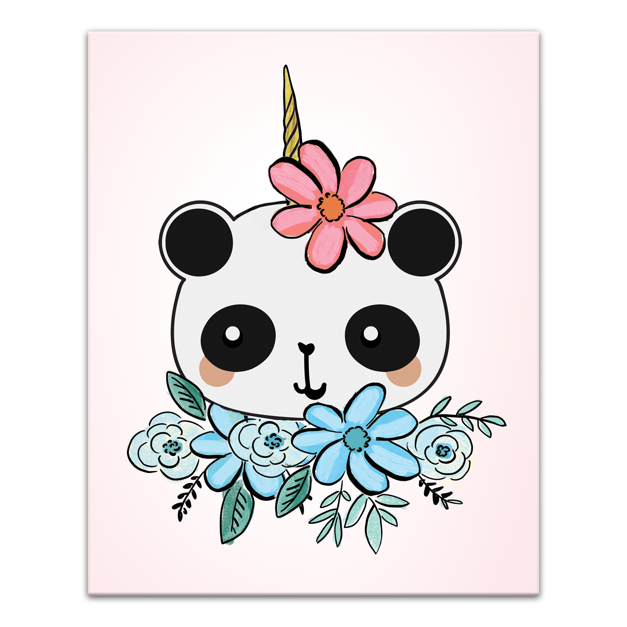 Unicorn Panda  Wall Art