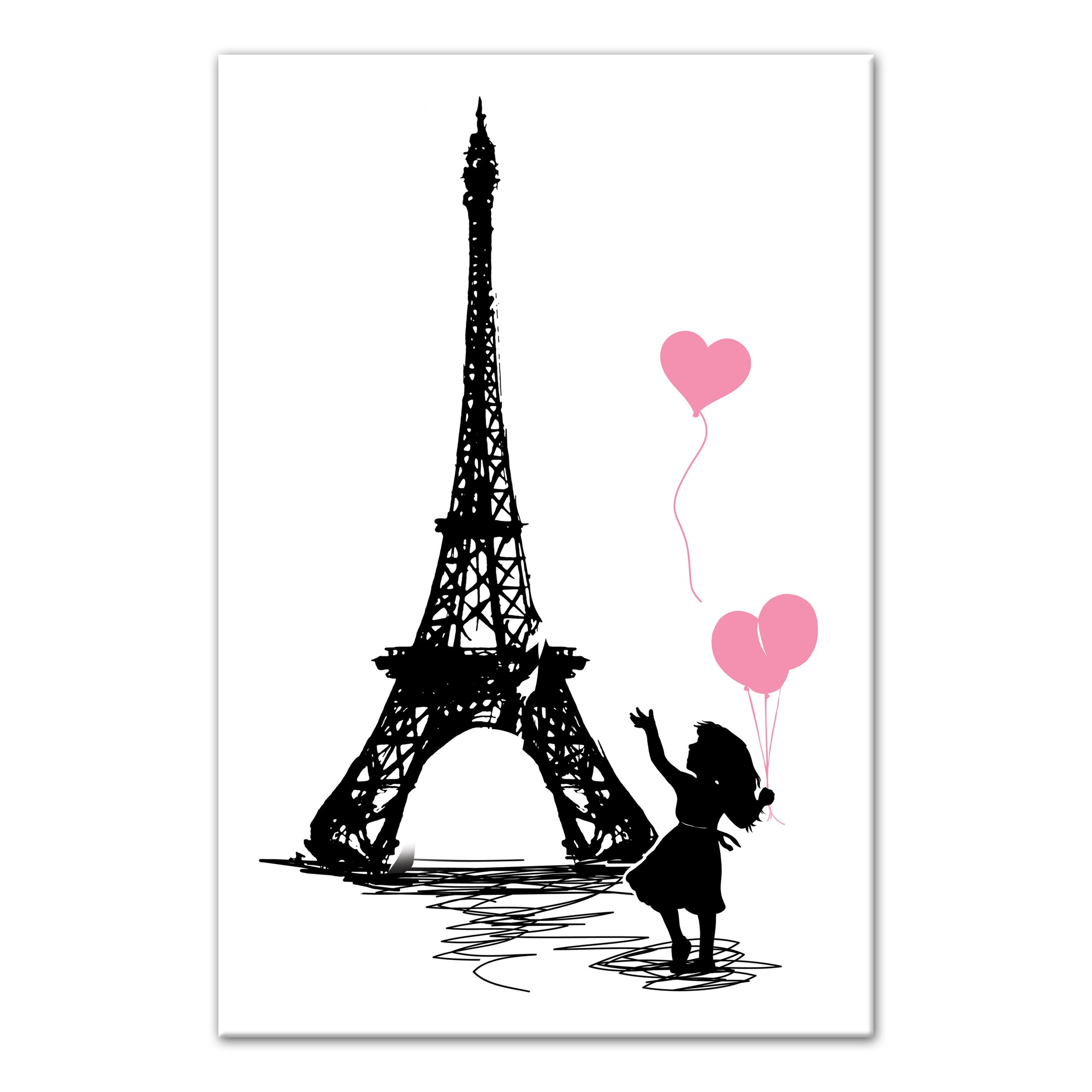 Parisian Hearts  Wall Art