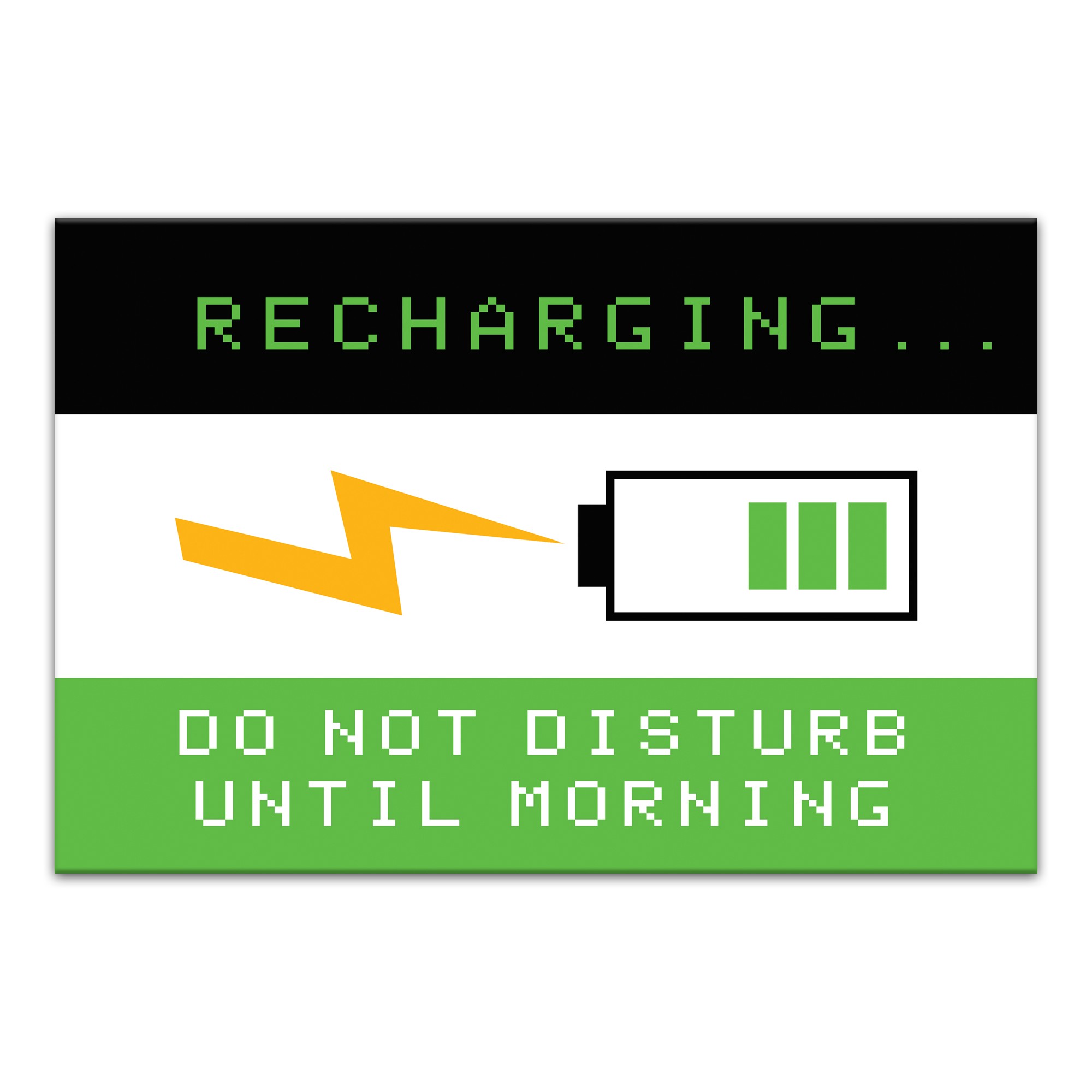 Recharging Until Morning  Wall Art