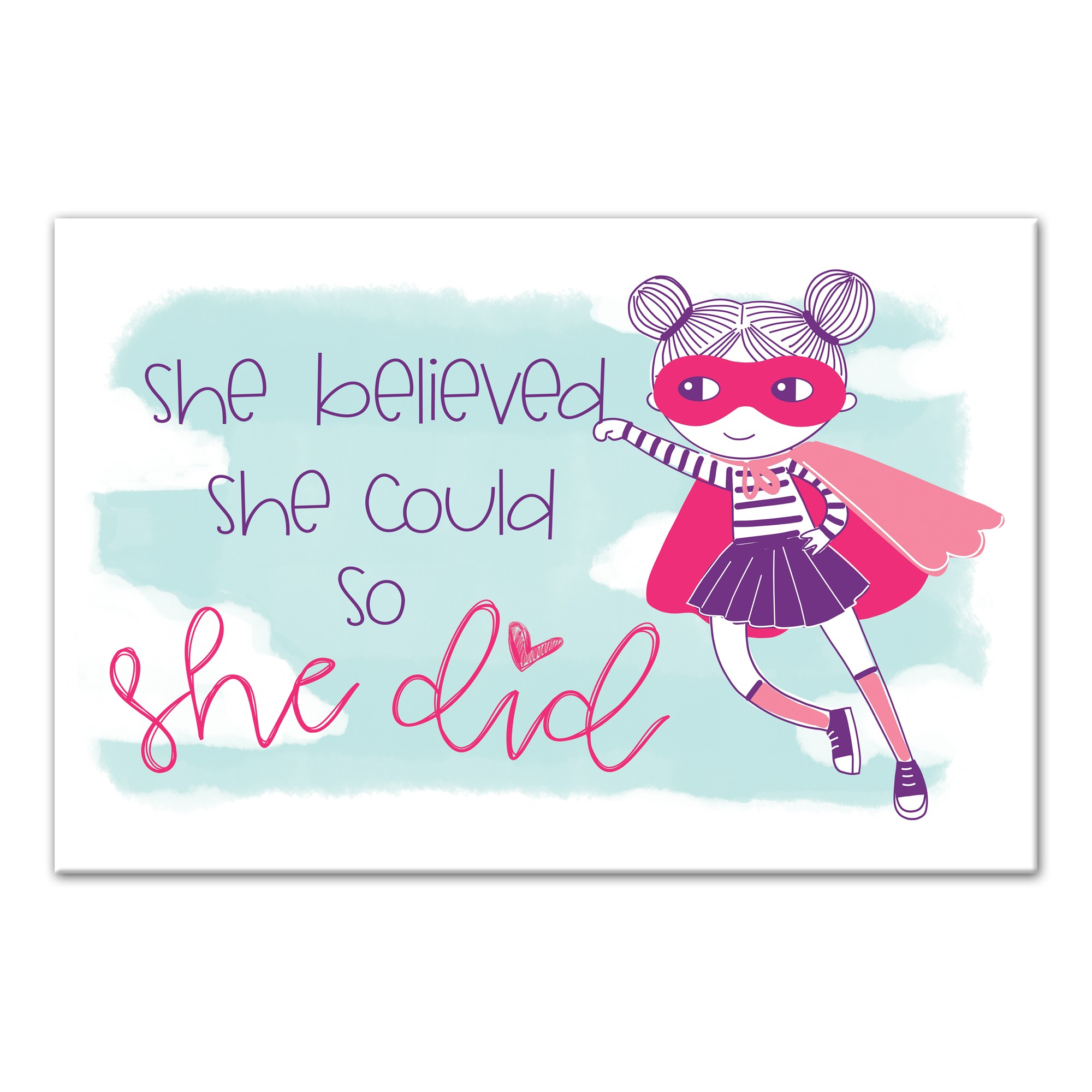 She Believed She Could  Wall Art