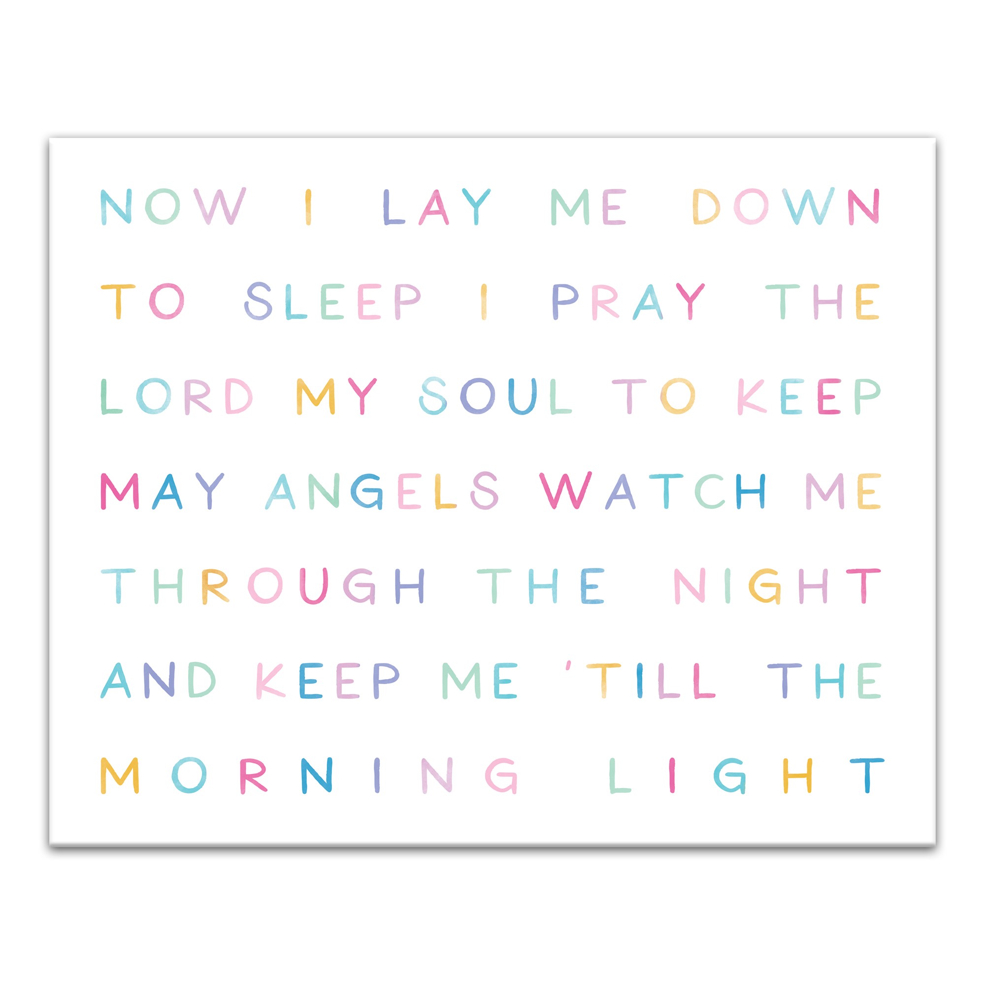 Now I Lay Me Down To Slee  Wall Art