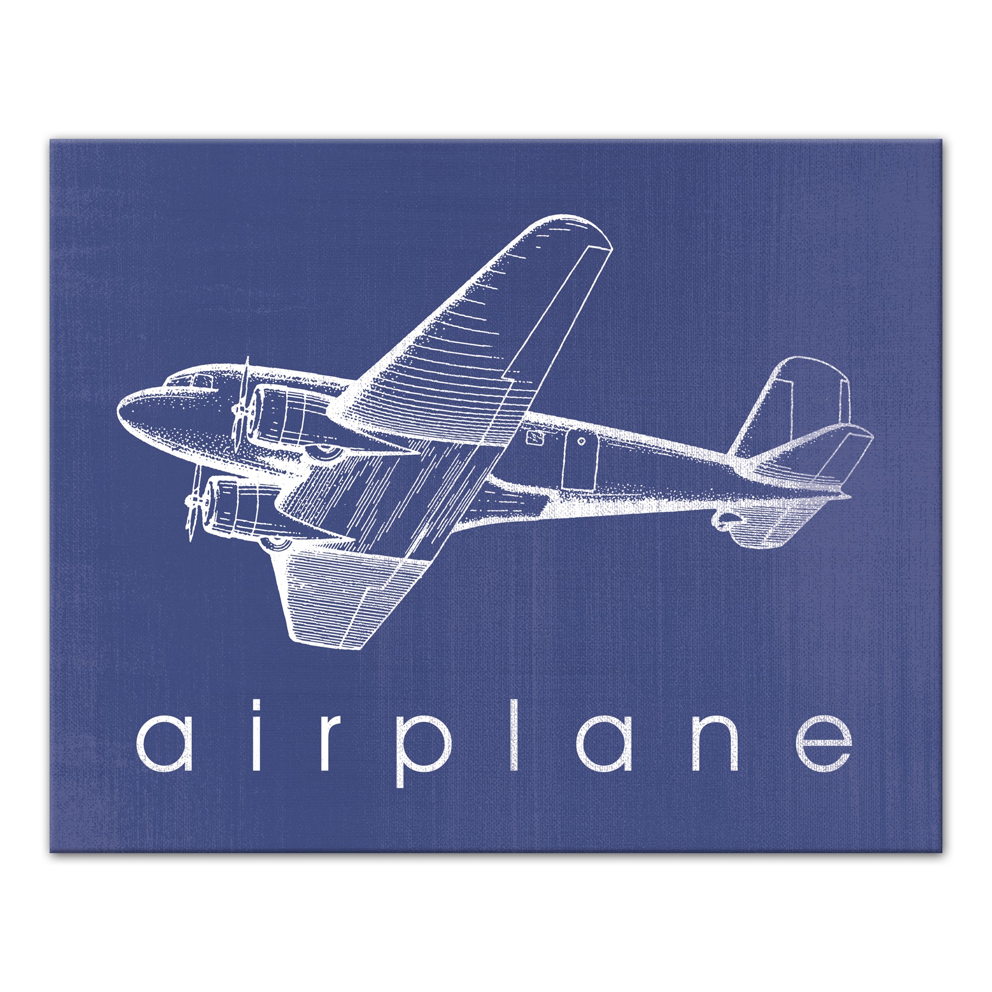 A is for Airplane  Wall Art