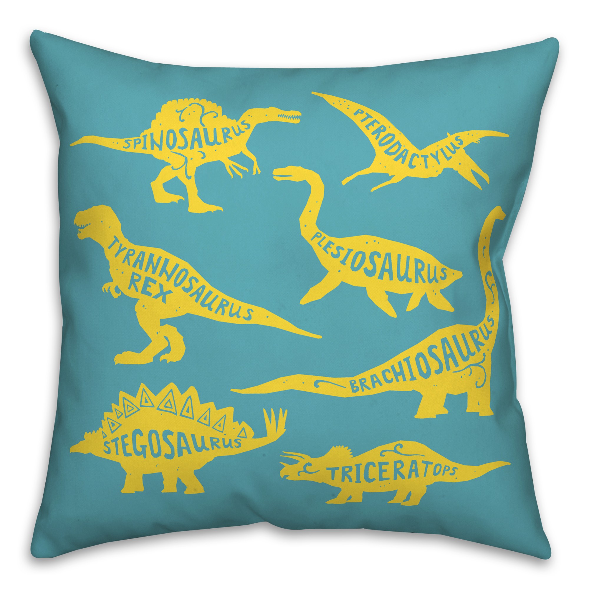 Dino Names  Pillow