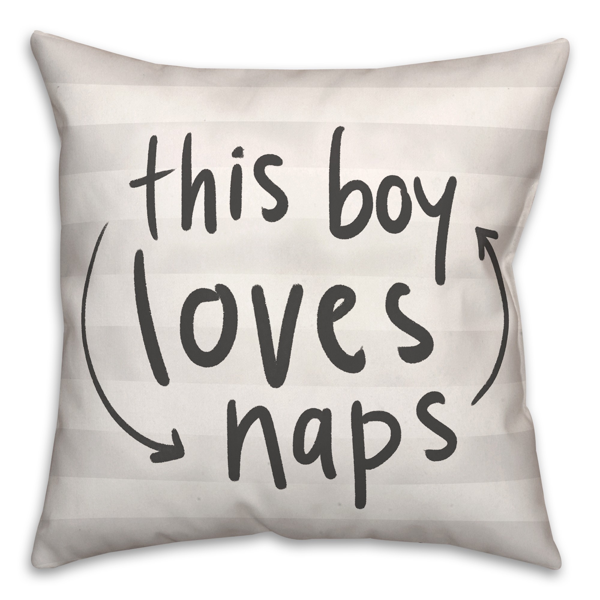This Boy Loves Naps Pillow