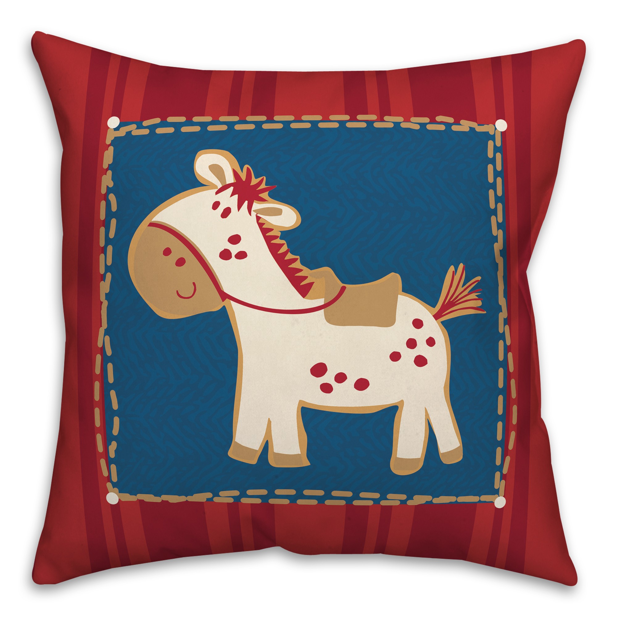 Cartoon Horse  Pillow