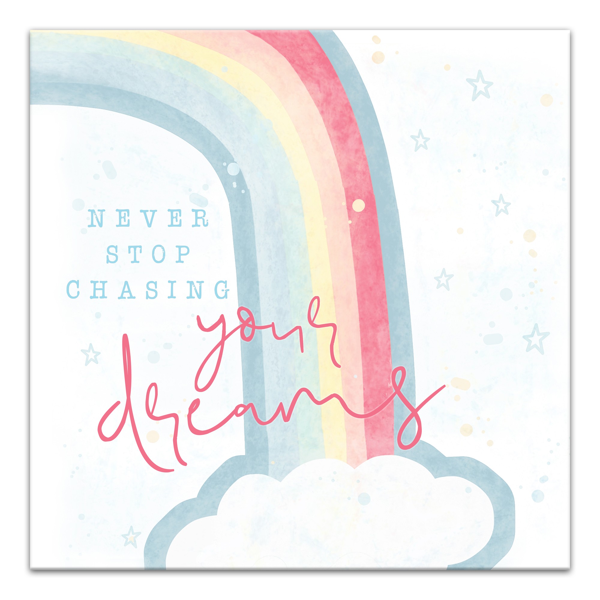 Never Stop Chasing Rainbows Wall Art