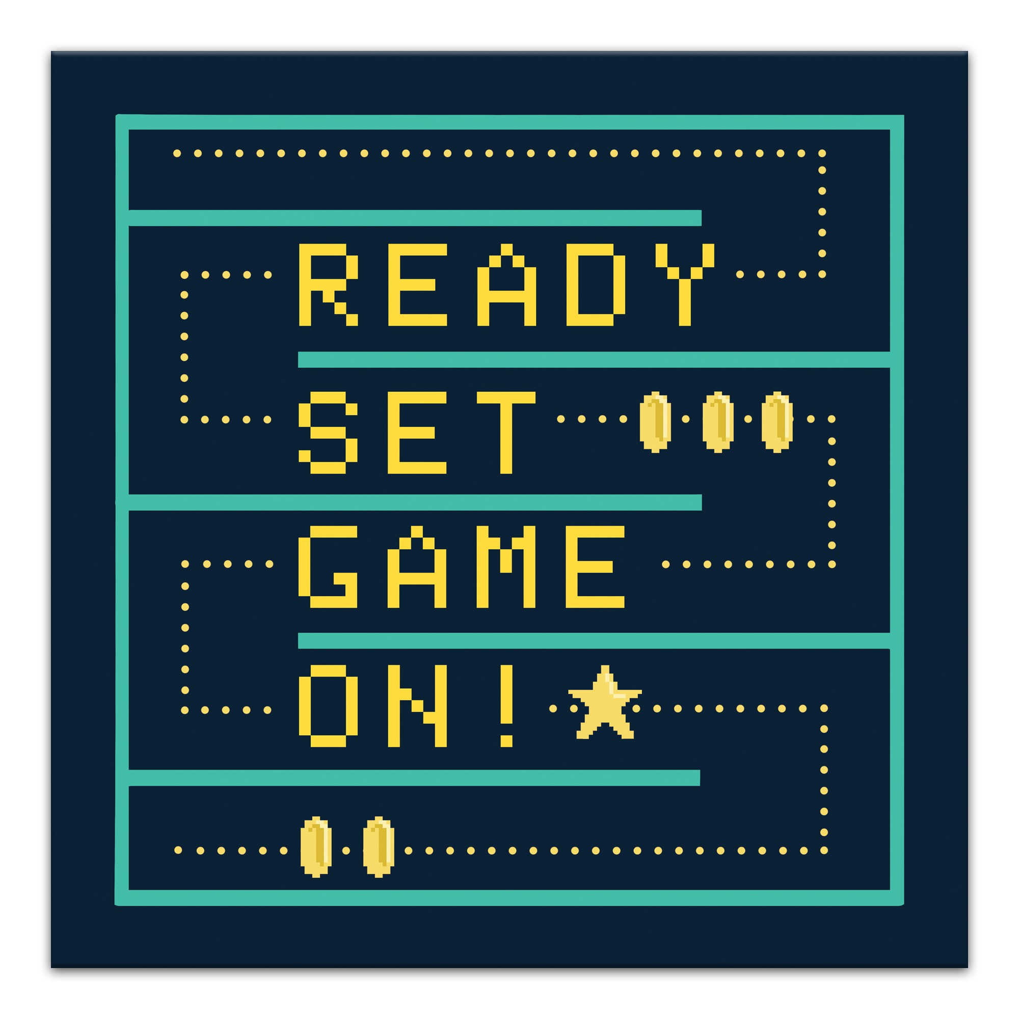 Ready Set Game  Wall Art