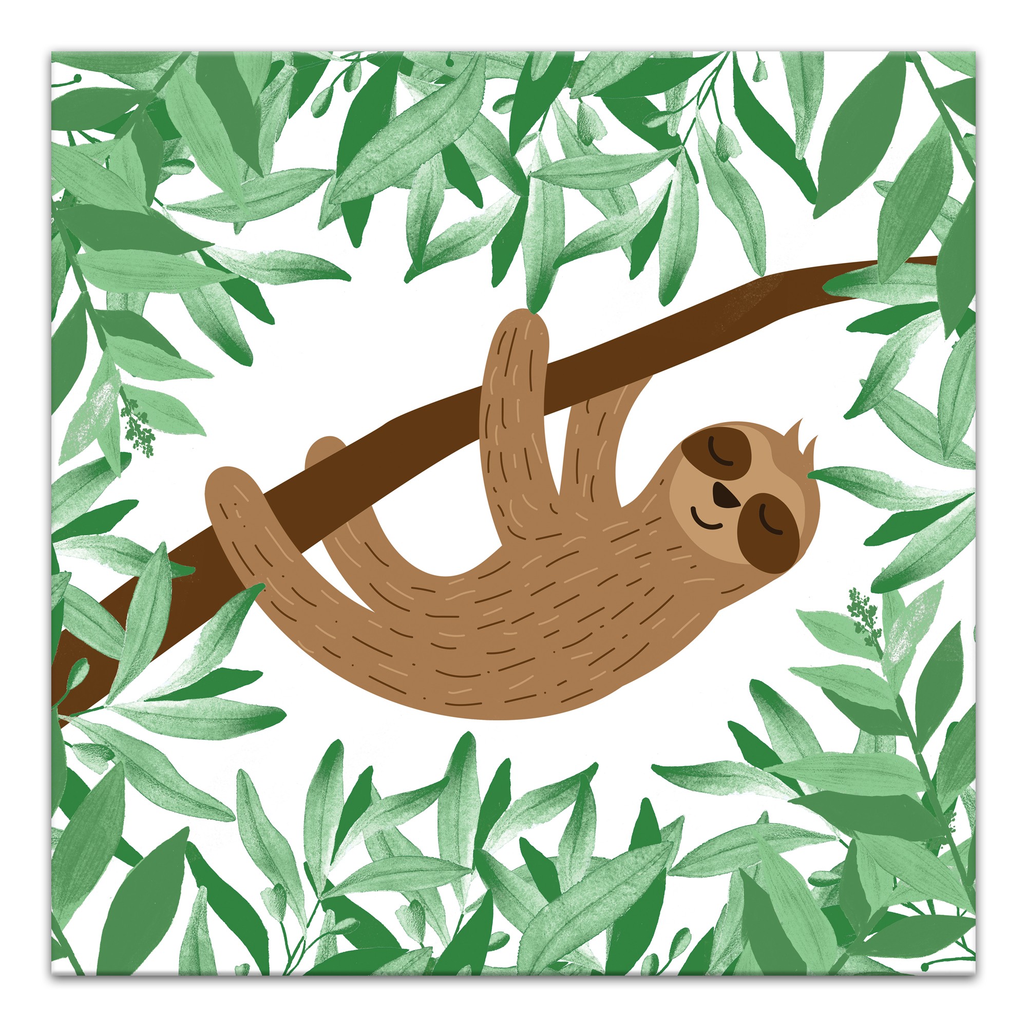 Sleepy Sloth Wall Art