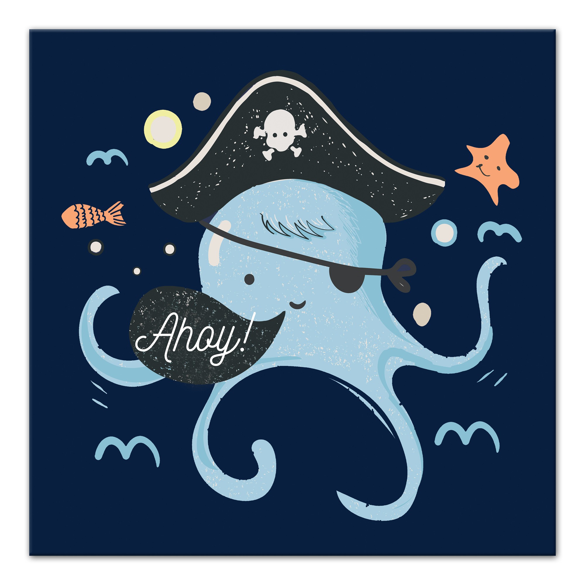 Ahoy Octopus Wall Art