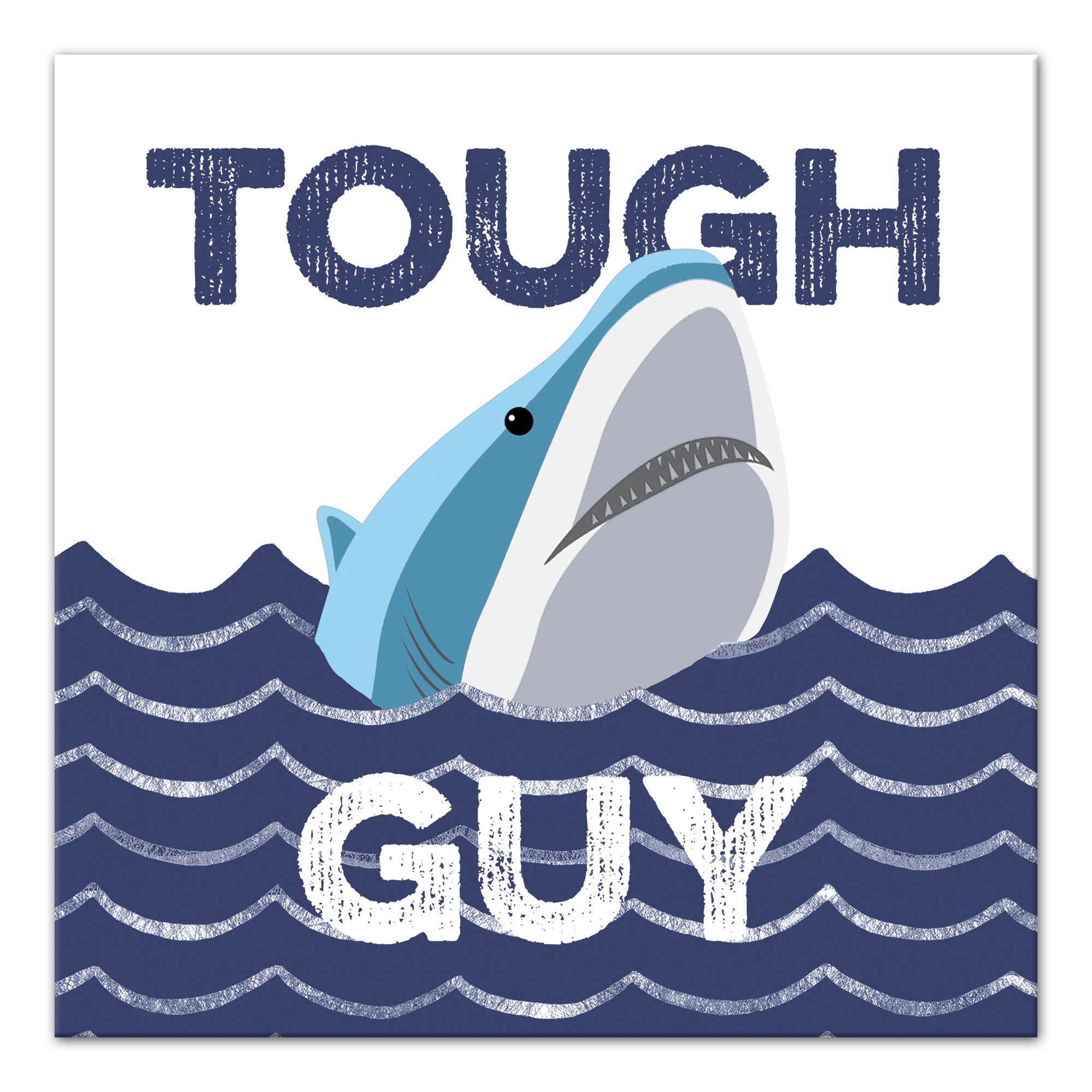 Tough Shark Guy Wall Art
