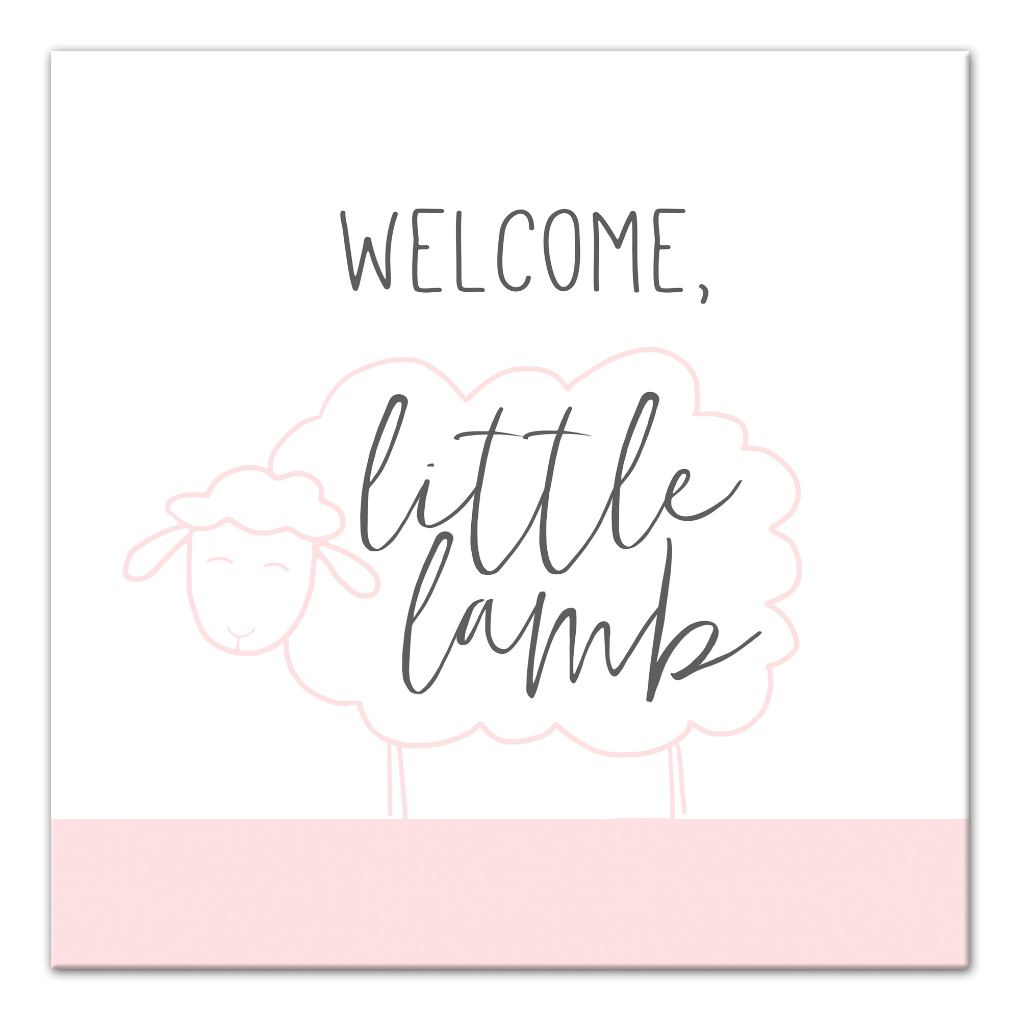 Welcome Little Lamb Wall Art