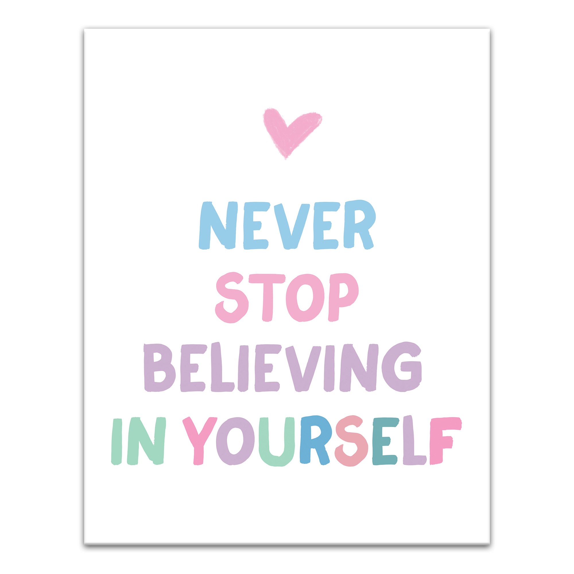 Believe in Yourself 11x14 Canvas Wall Art